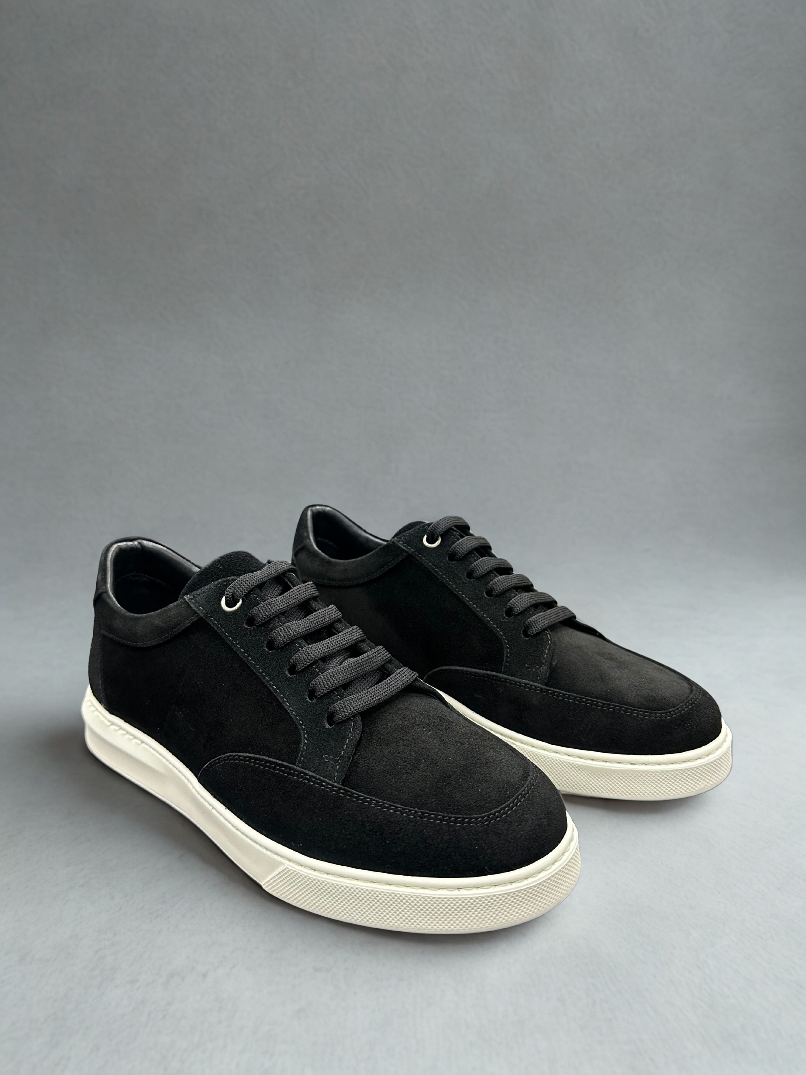 AVBA Men's suede shoe | Black