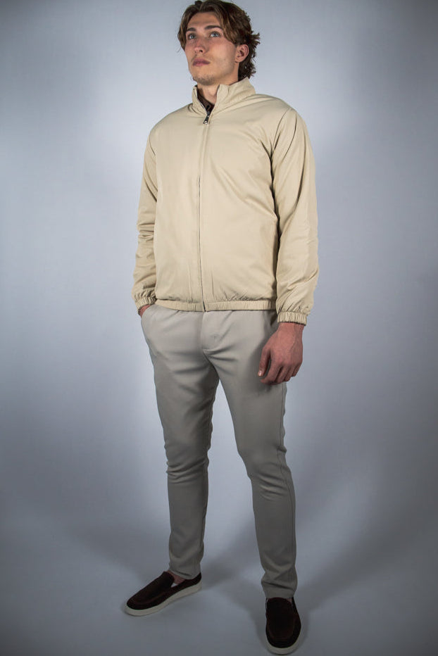 Dubbelzijdige Jas – Beige/Crème