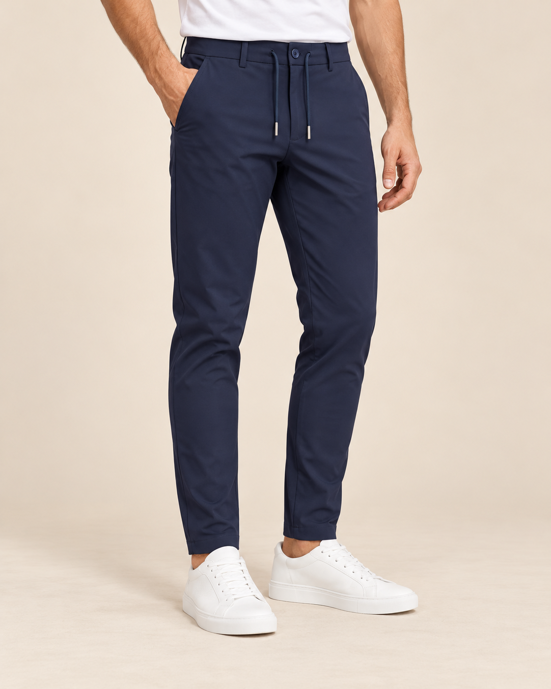 Tech Pant - Slim-Fit - Donkerblauw