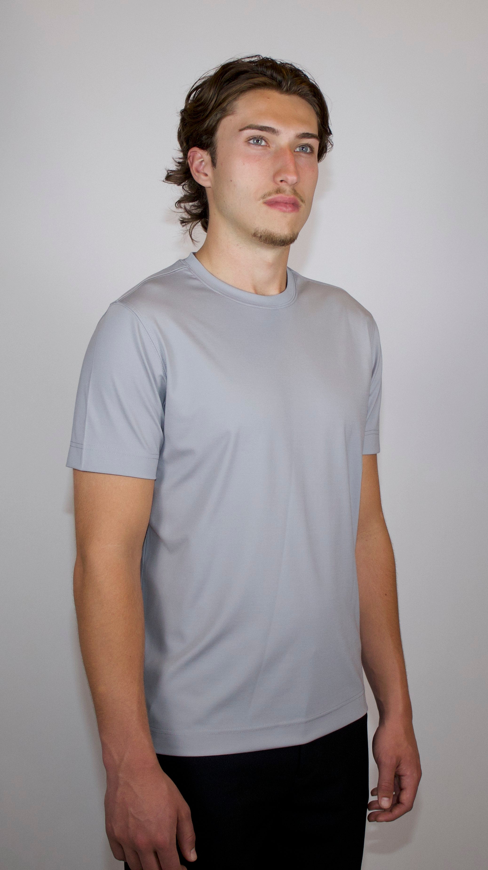 Heren T-shirt Glans | Grijs