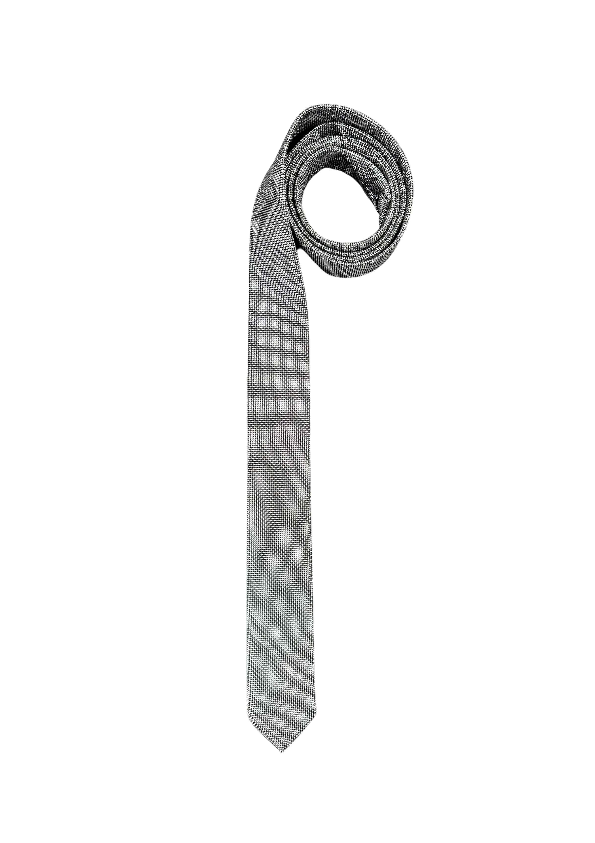 Grijs Gestipt Stropdas met Pochet