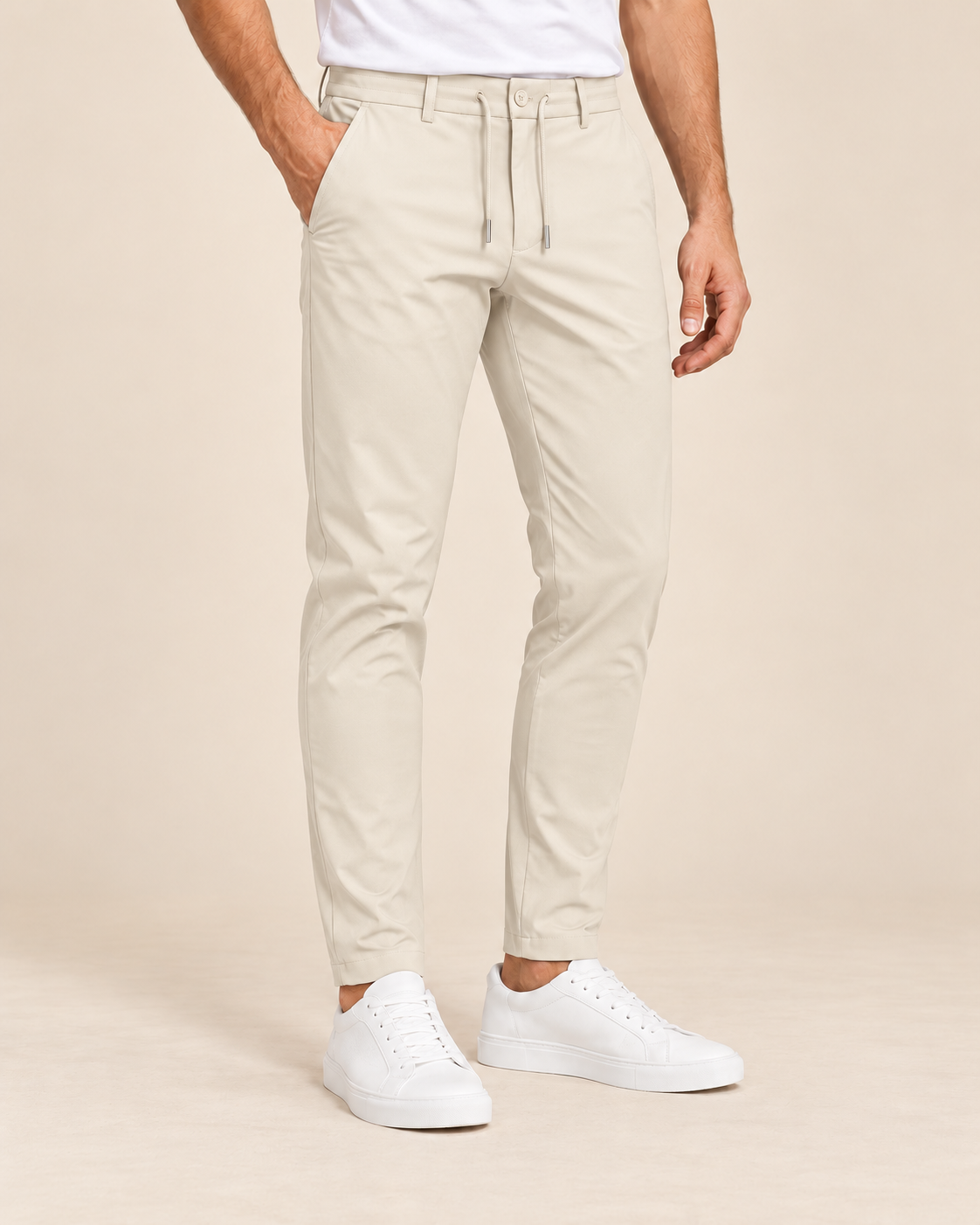 Tech Pant - Slim-Fit - Beige