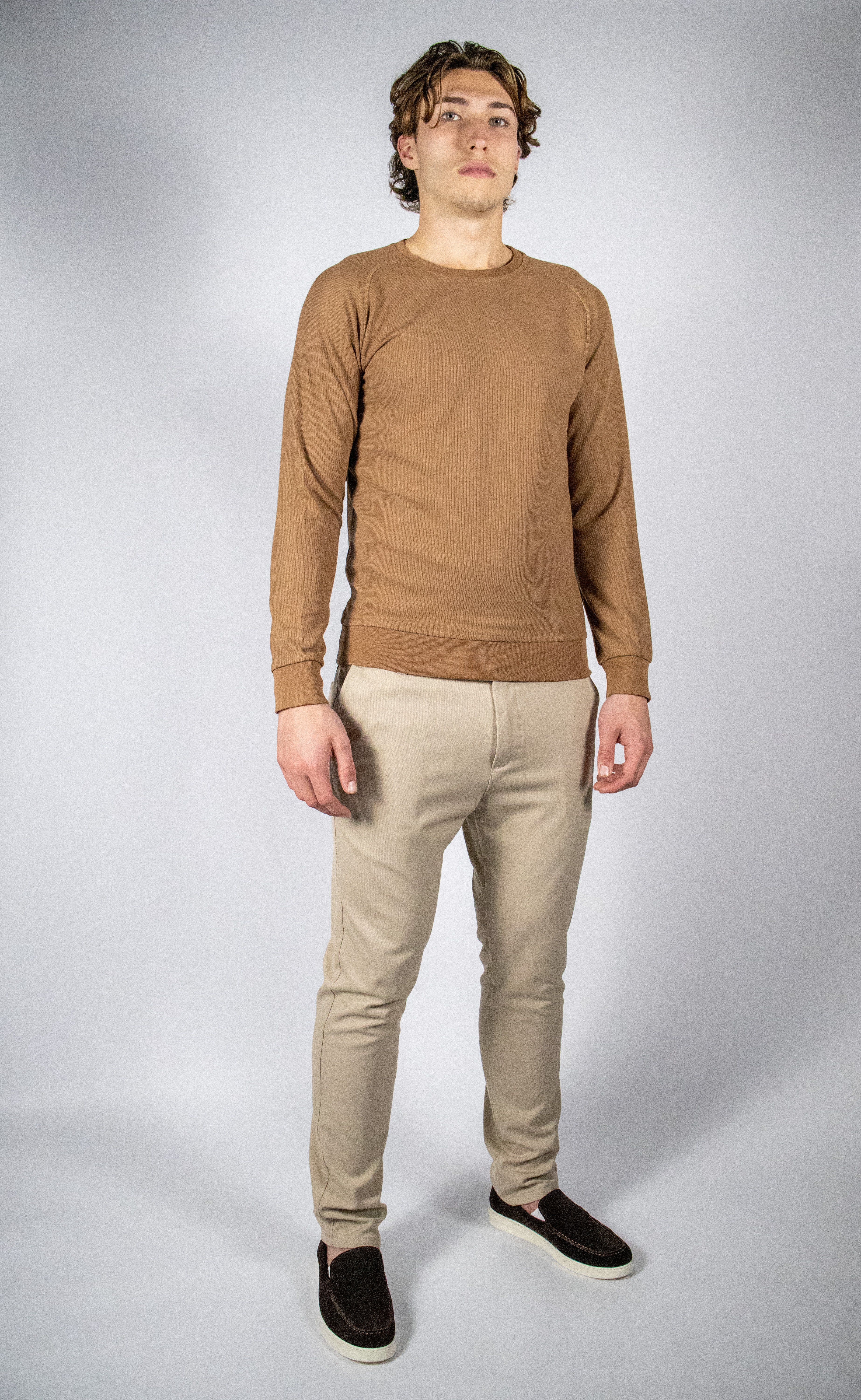 Heren Trui Classic | Bruin