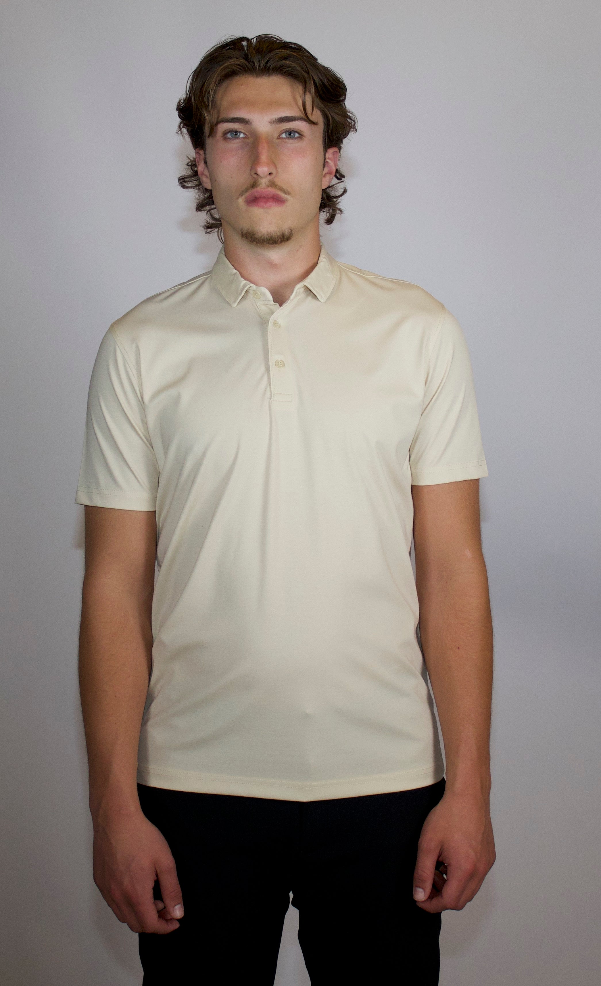 Men's Polo Shine | White