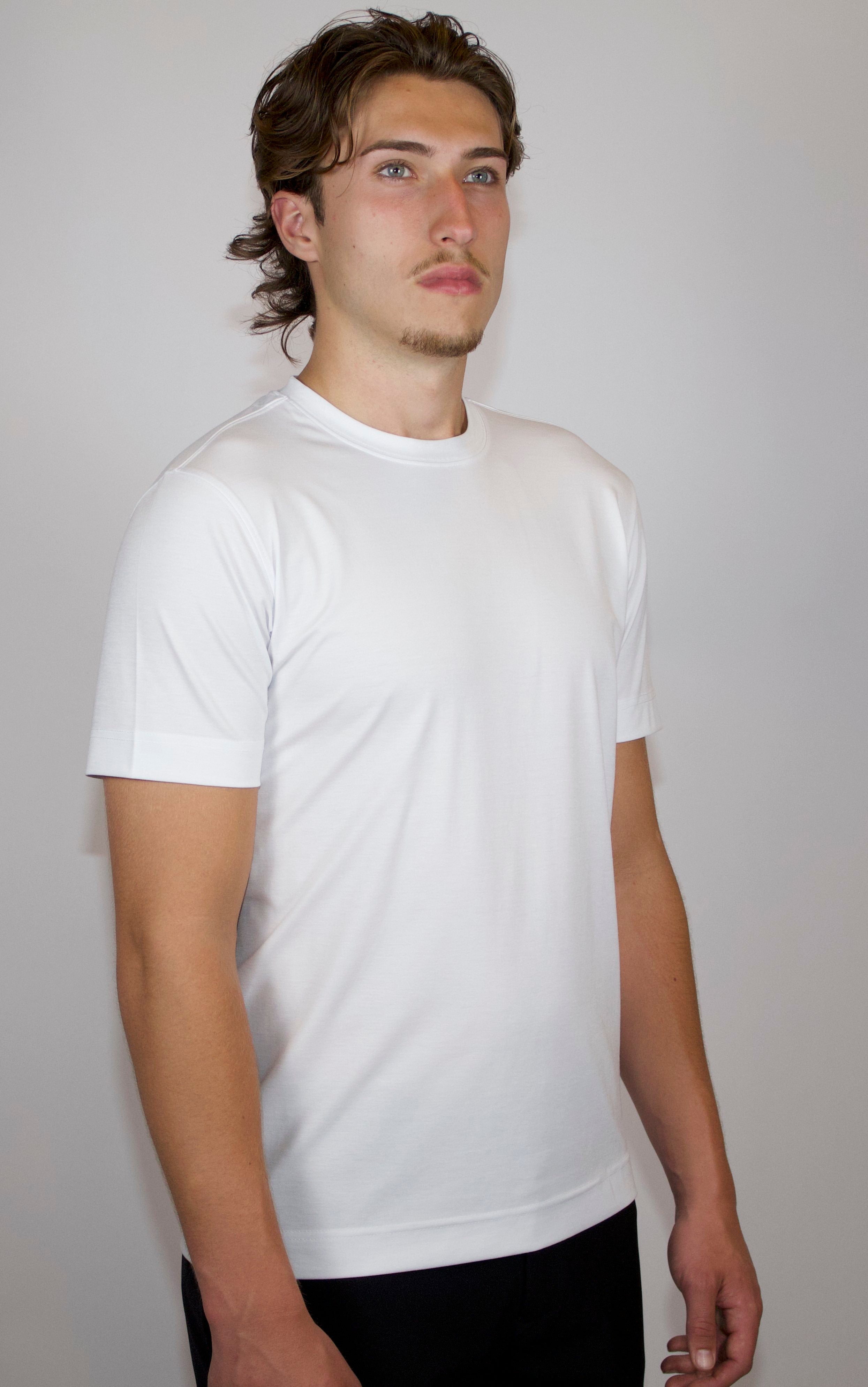 Heren T-shirt Glans | Wit