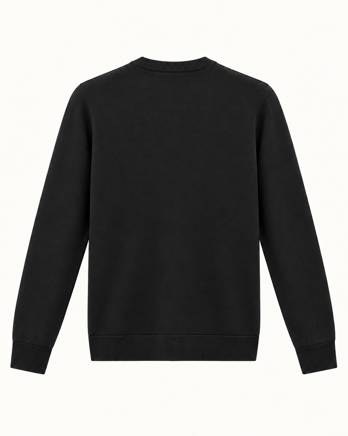 Glans Trui Zwart - Slim-Fit met Stretch
