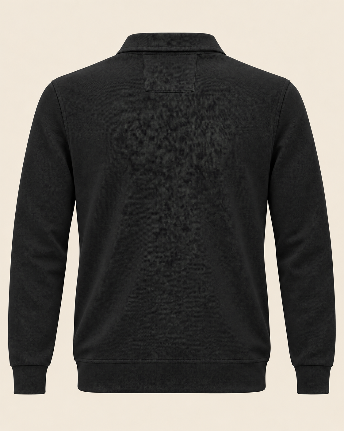Polotrui met Knopen – Zwart