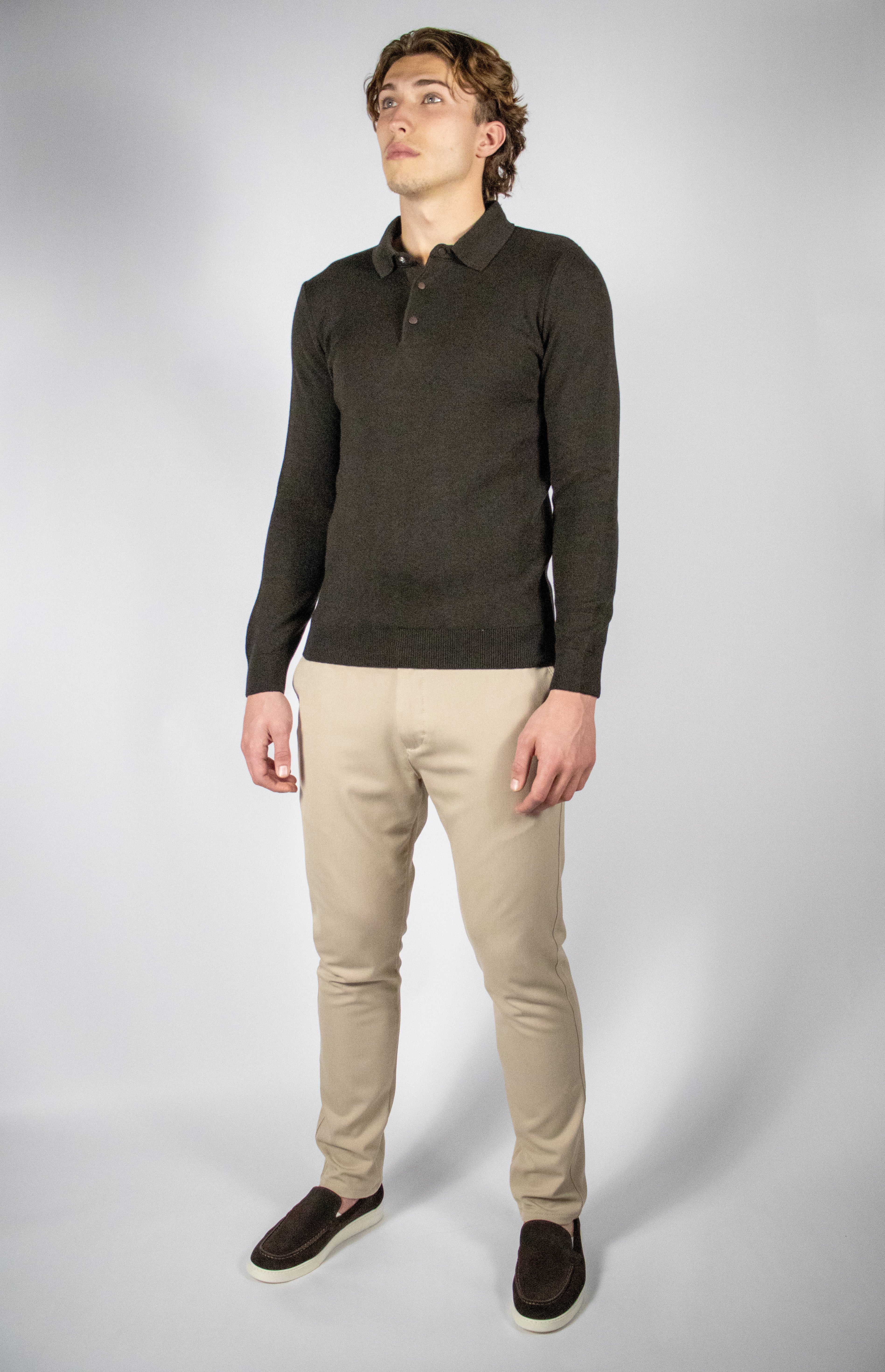 Casual Stretch Broek | Beige