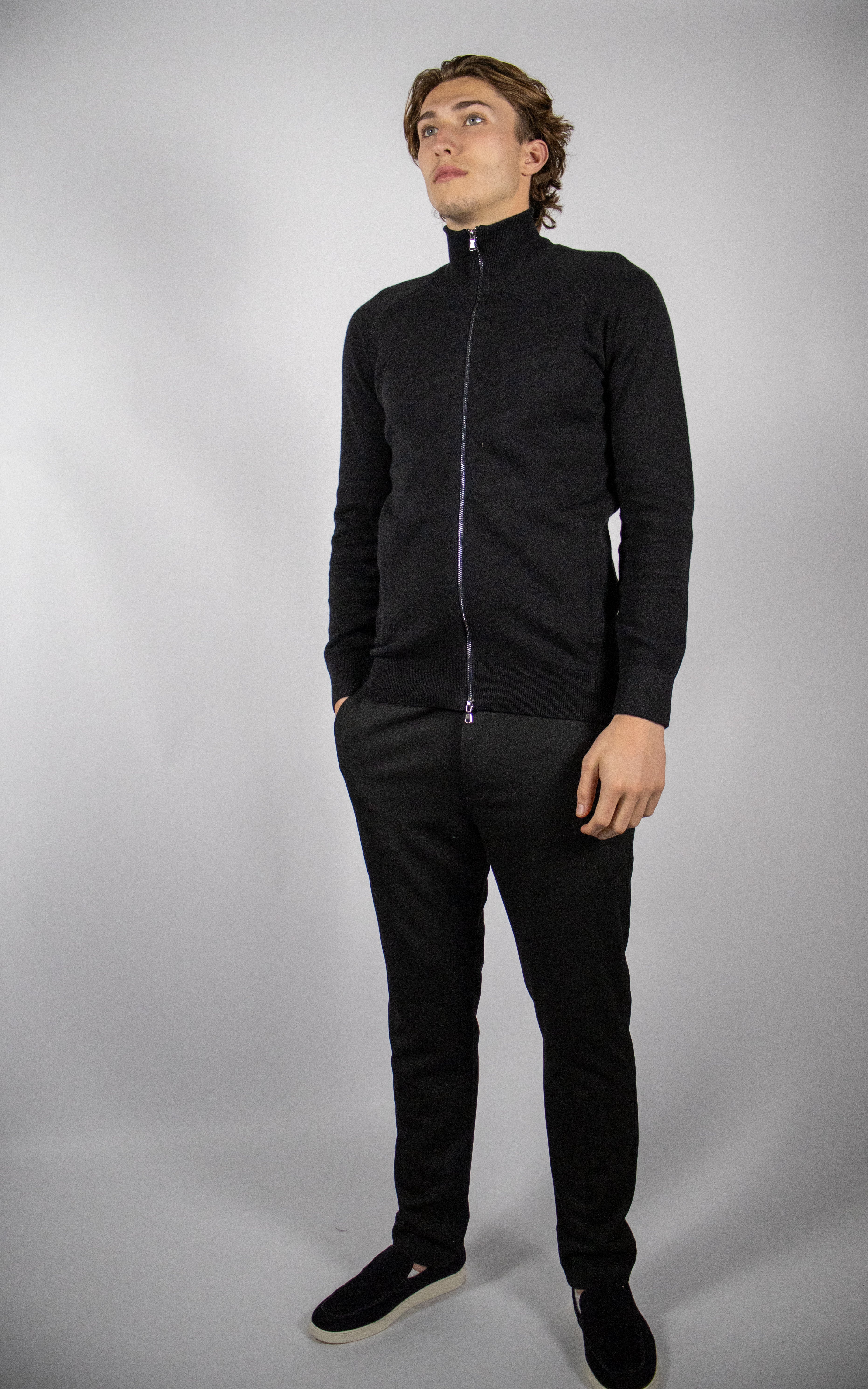 Vest met Ritssluiting - Zwart