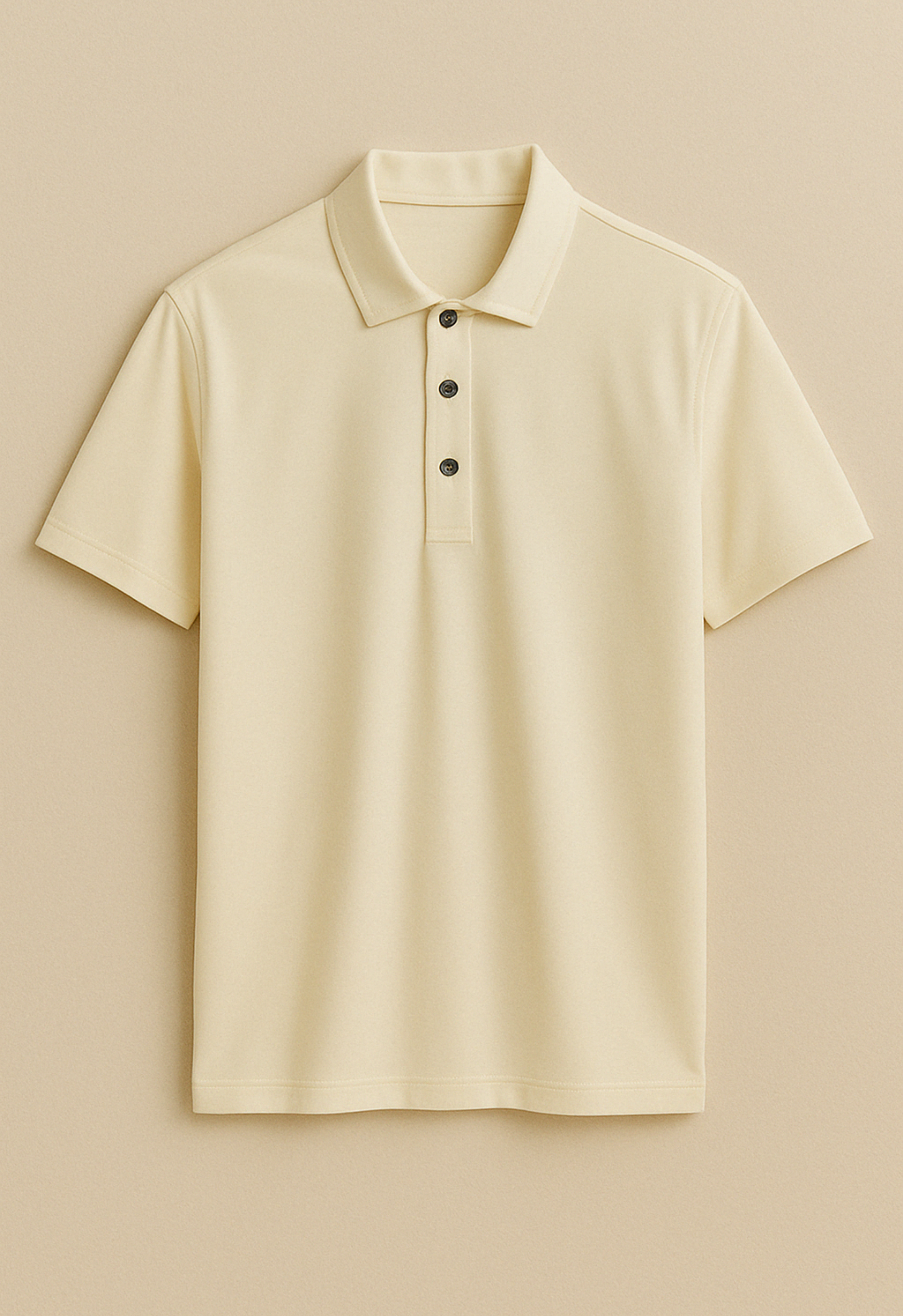 Heren Polo Glans | Beige