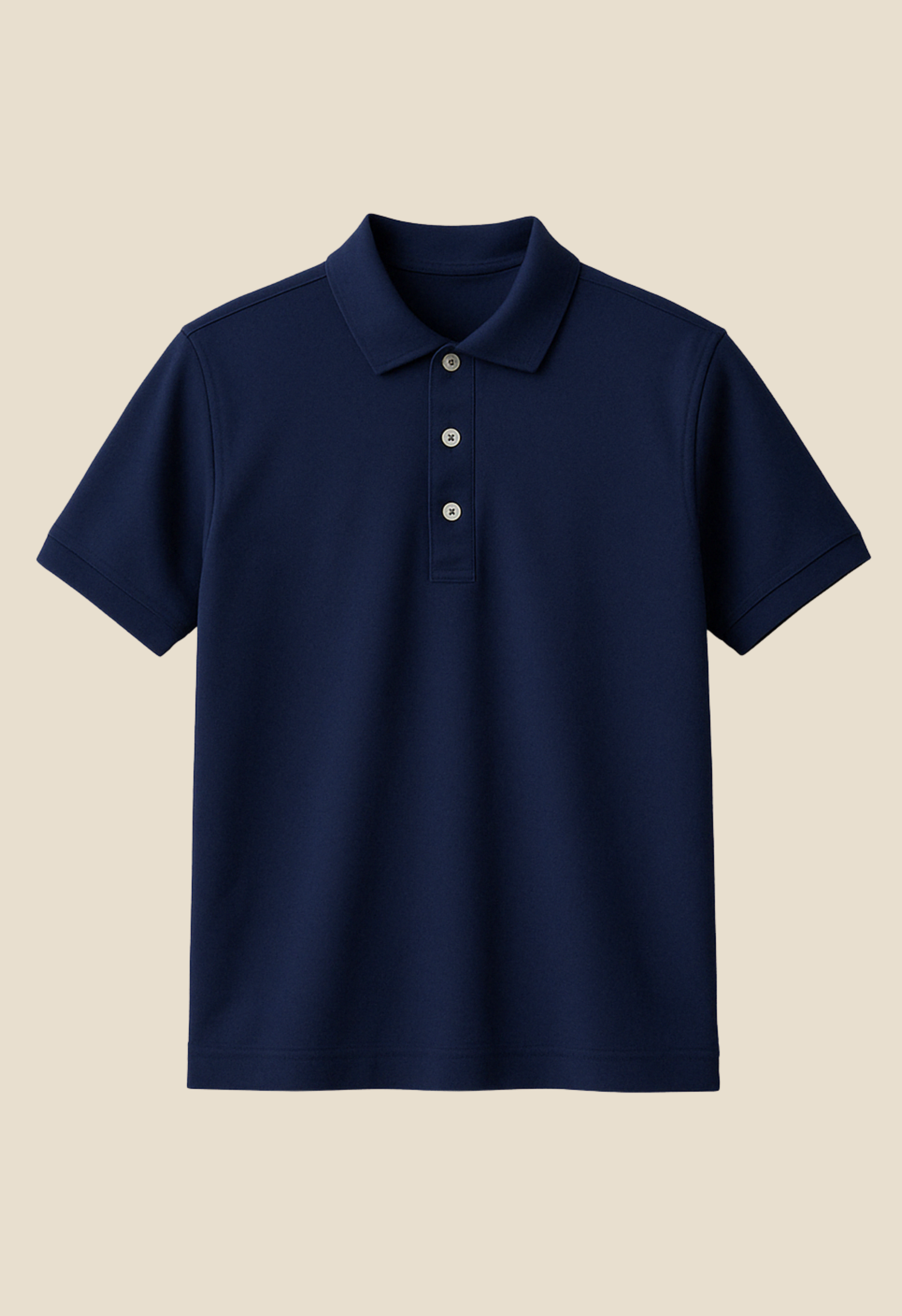 Heren Polo Glans | Blauw