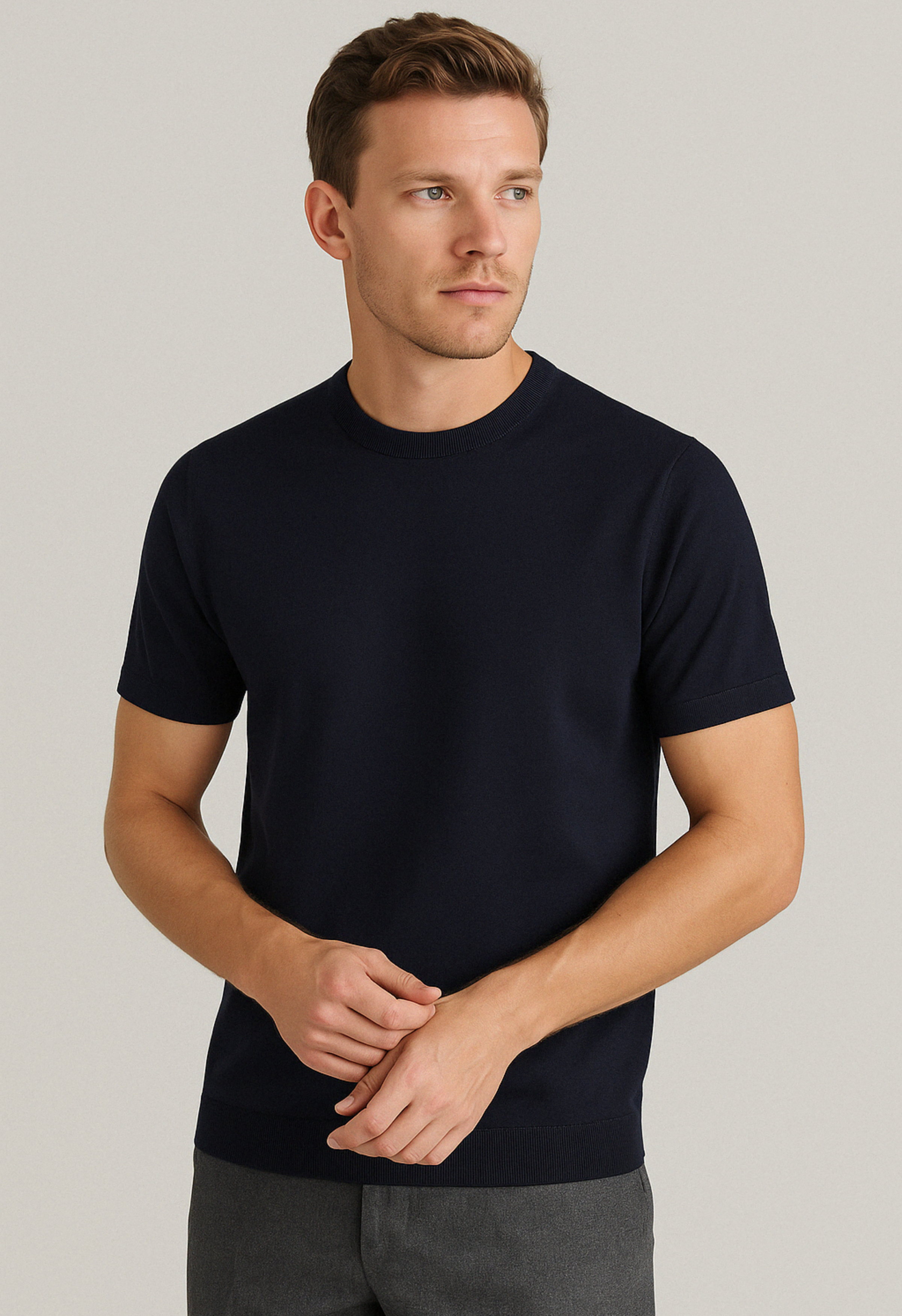 Heren T-shirt Glans | Navy