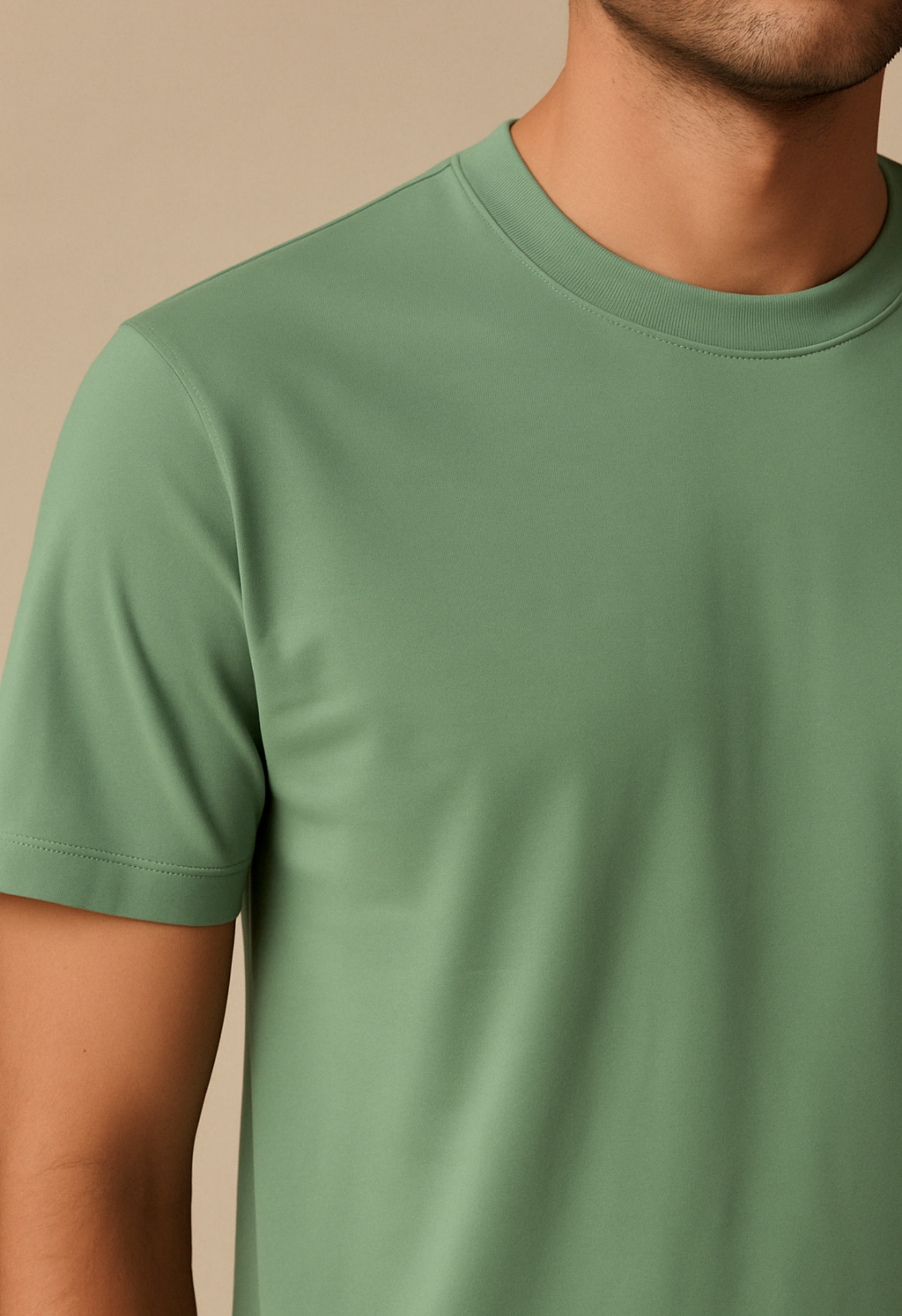 Heren T-shirt Glans | Groen