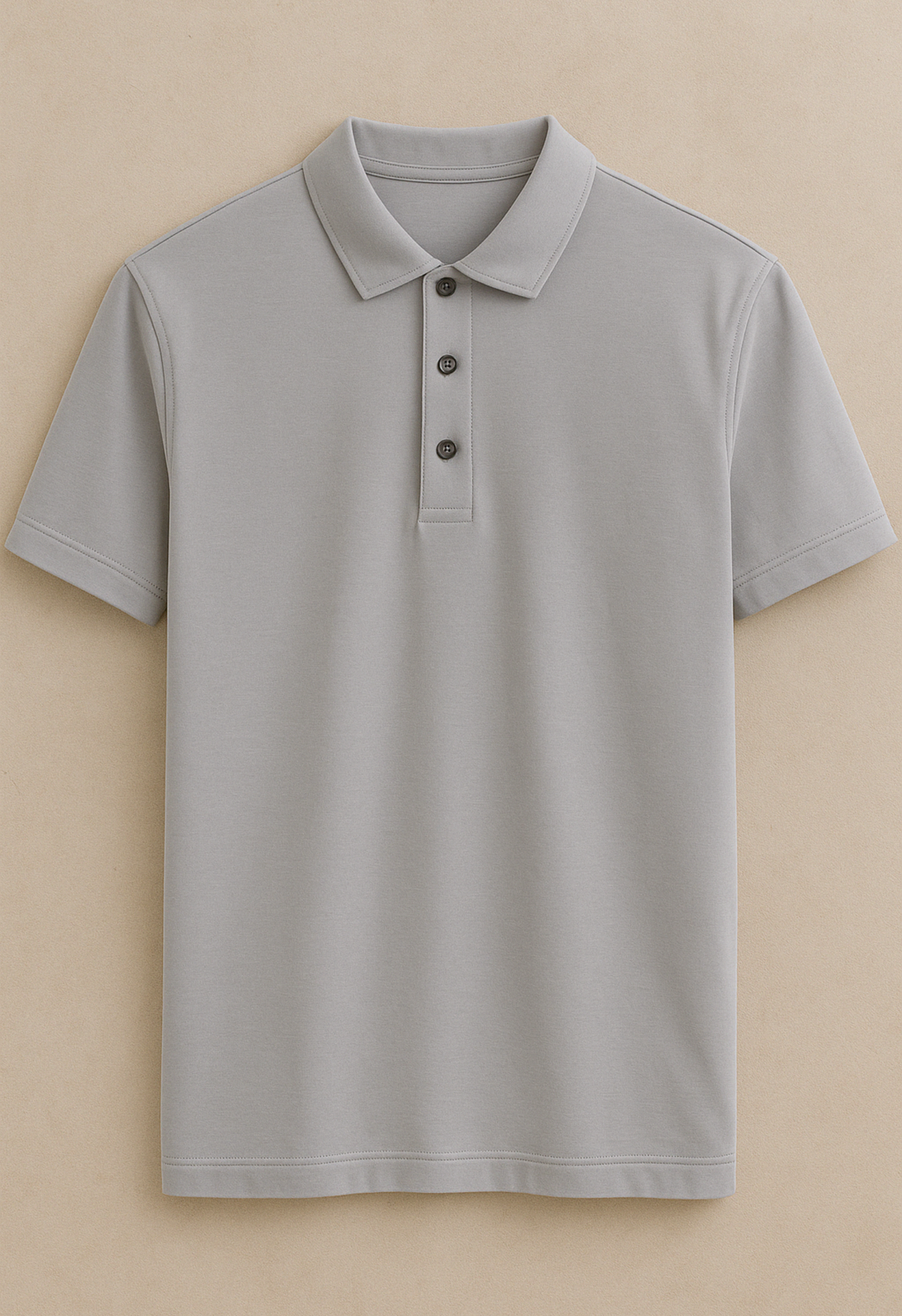 Heren Polo Glans | Grijs