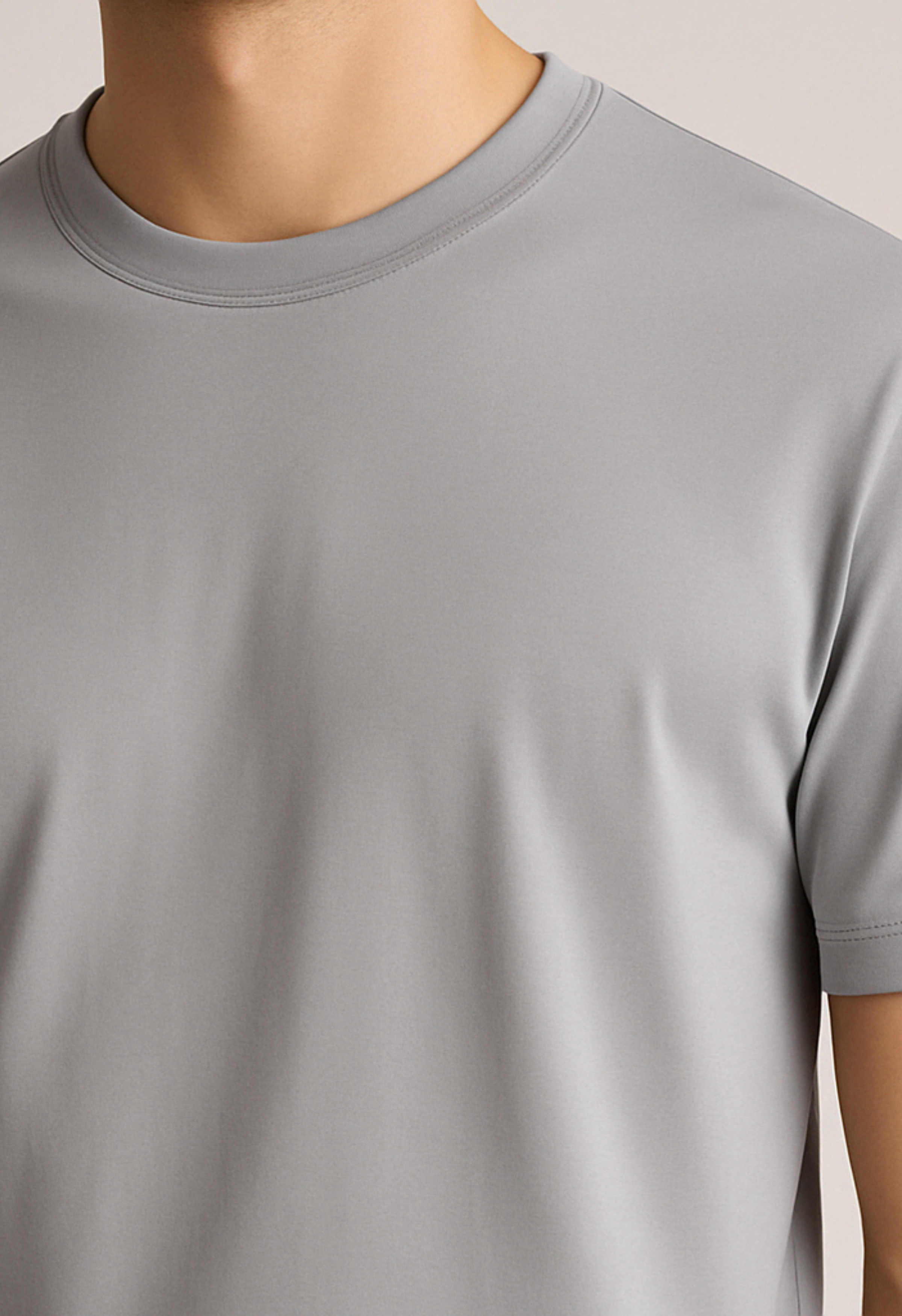 Heren T-shirt Glans | Grijs