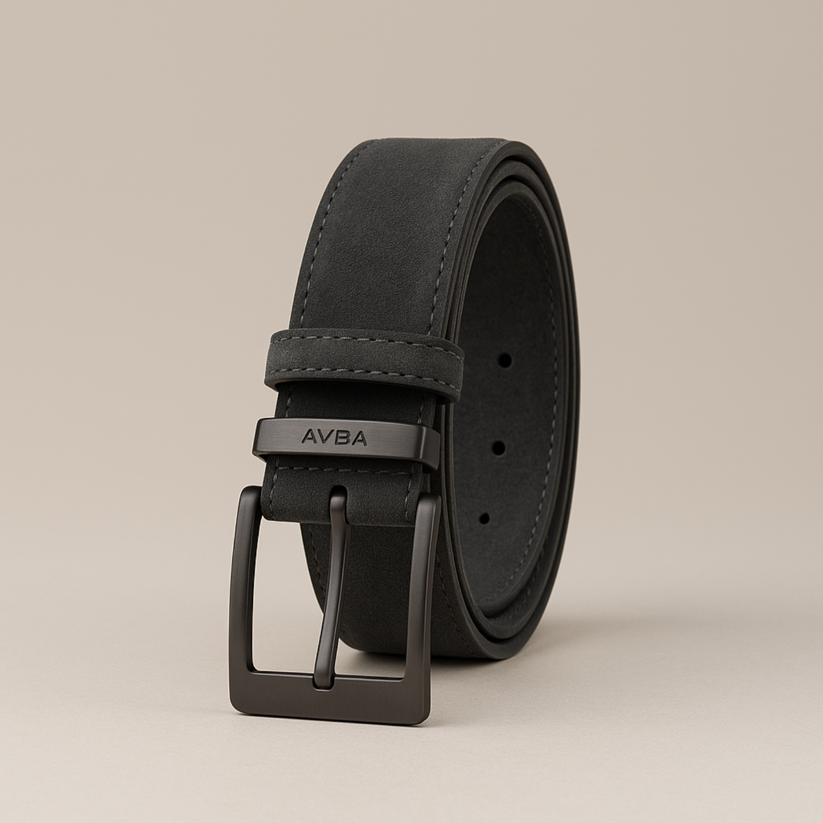 Navy suède riem