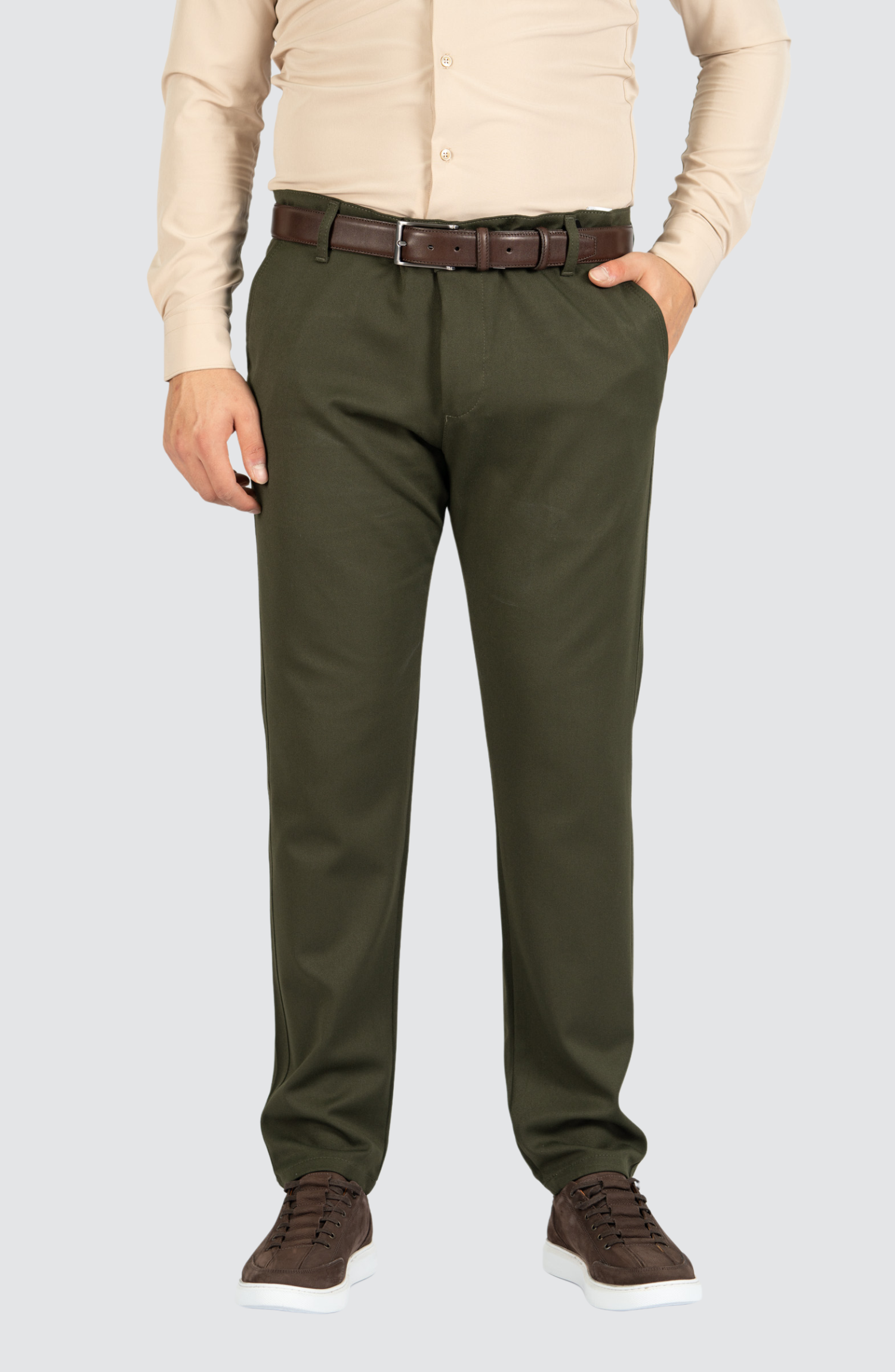 AVBA Casual Trousers | Bordeaux