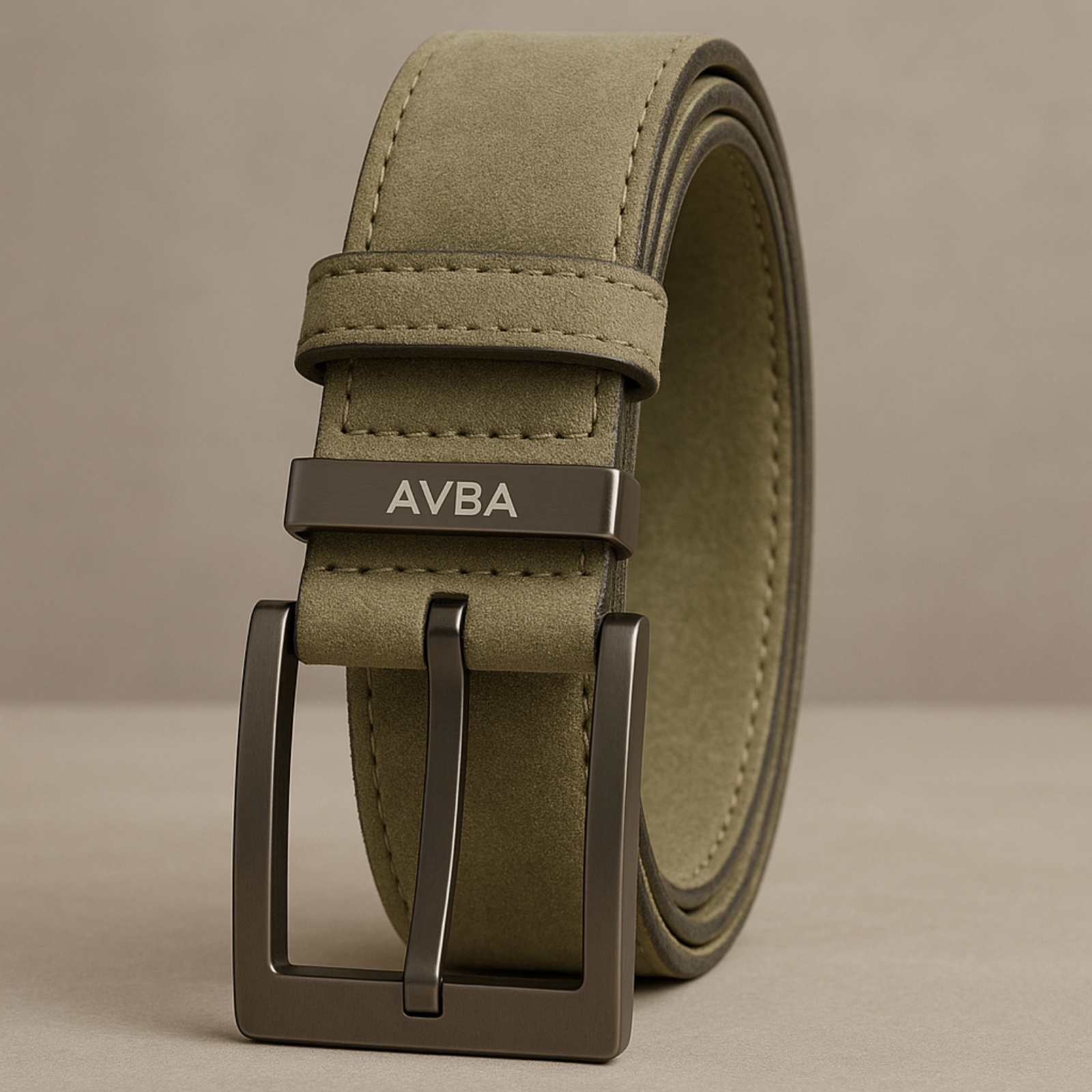 Navy suède riem