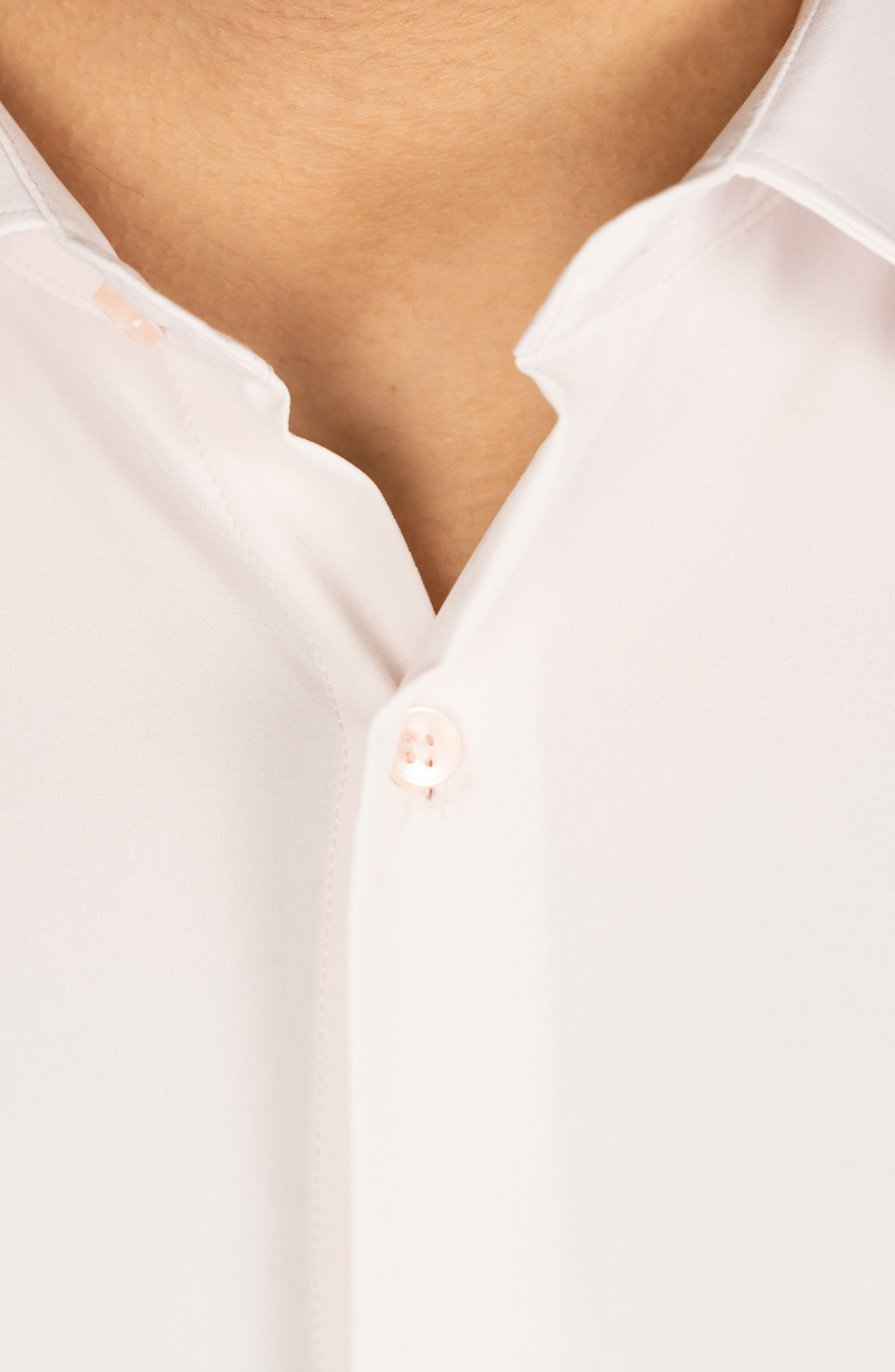 Kreukvrij Stretch Overhemd Regular-Fit | Ivoorwit