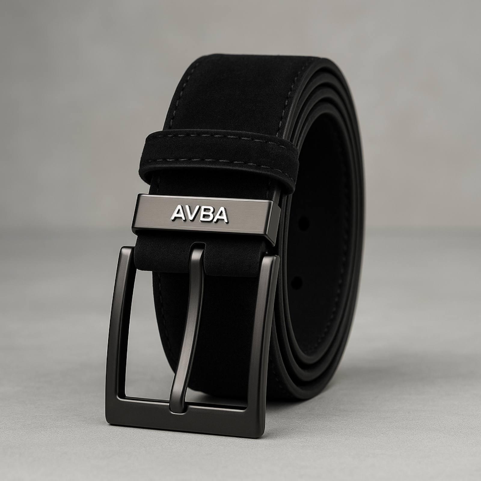 Navy suède riem
