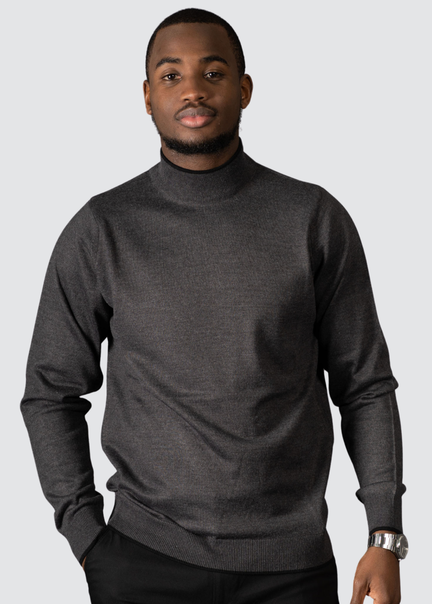 AVBA Turtleneck Sweater: A Stylish Expression of Luxurious Brown