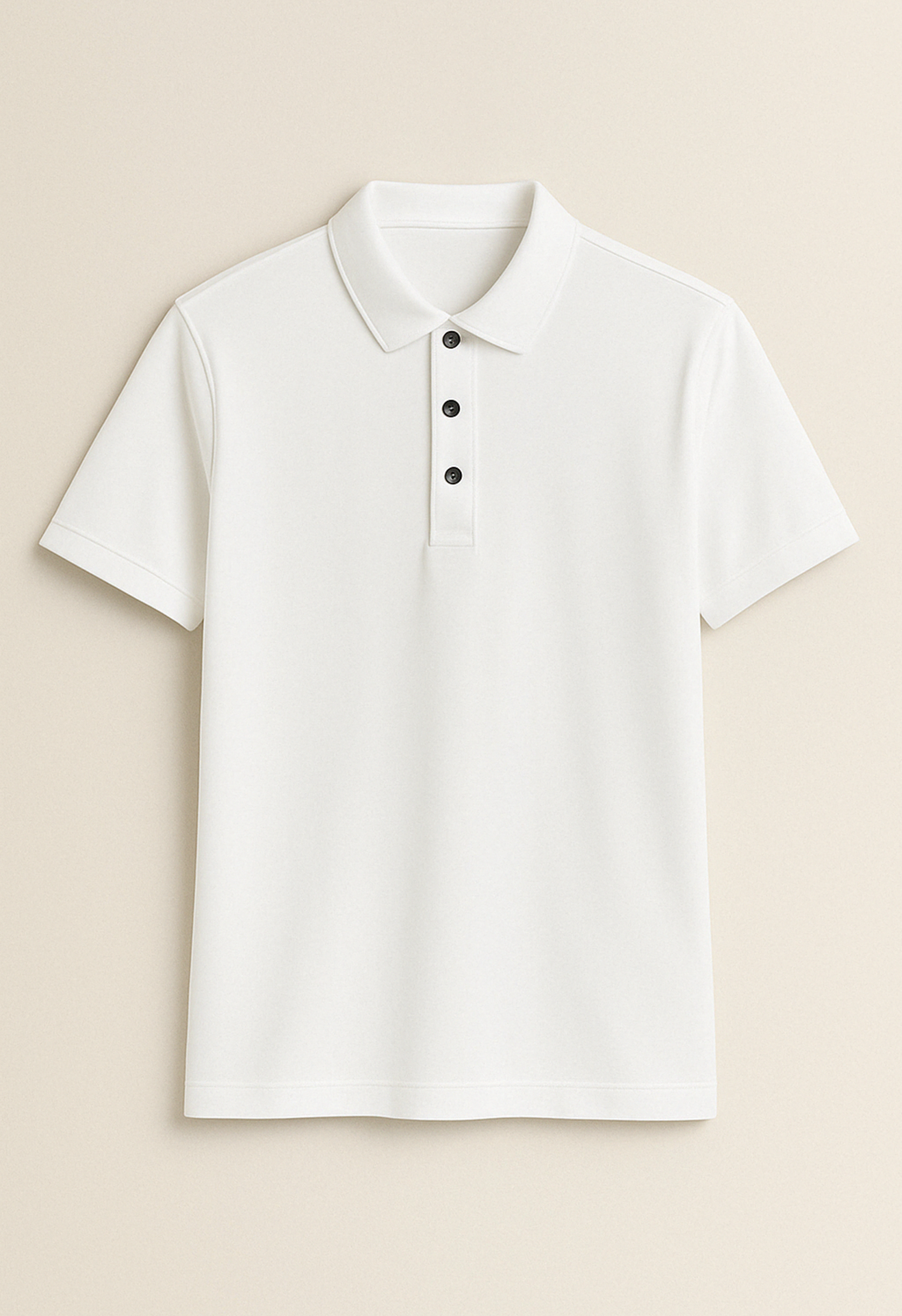 Heren Polo Glans | Wit