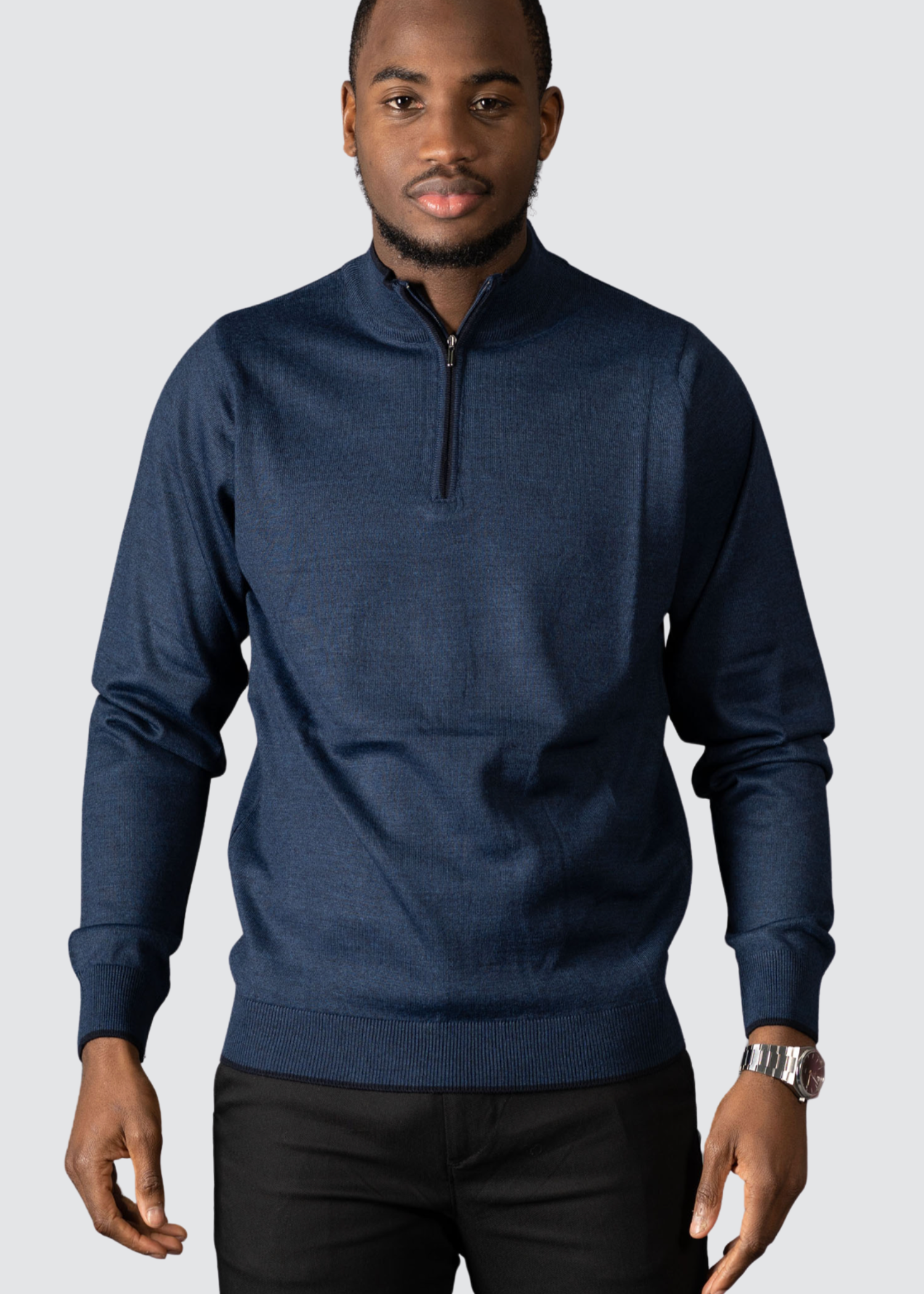 Half-zip Trui Blauw