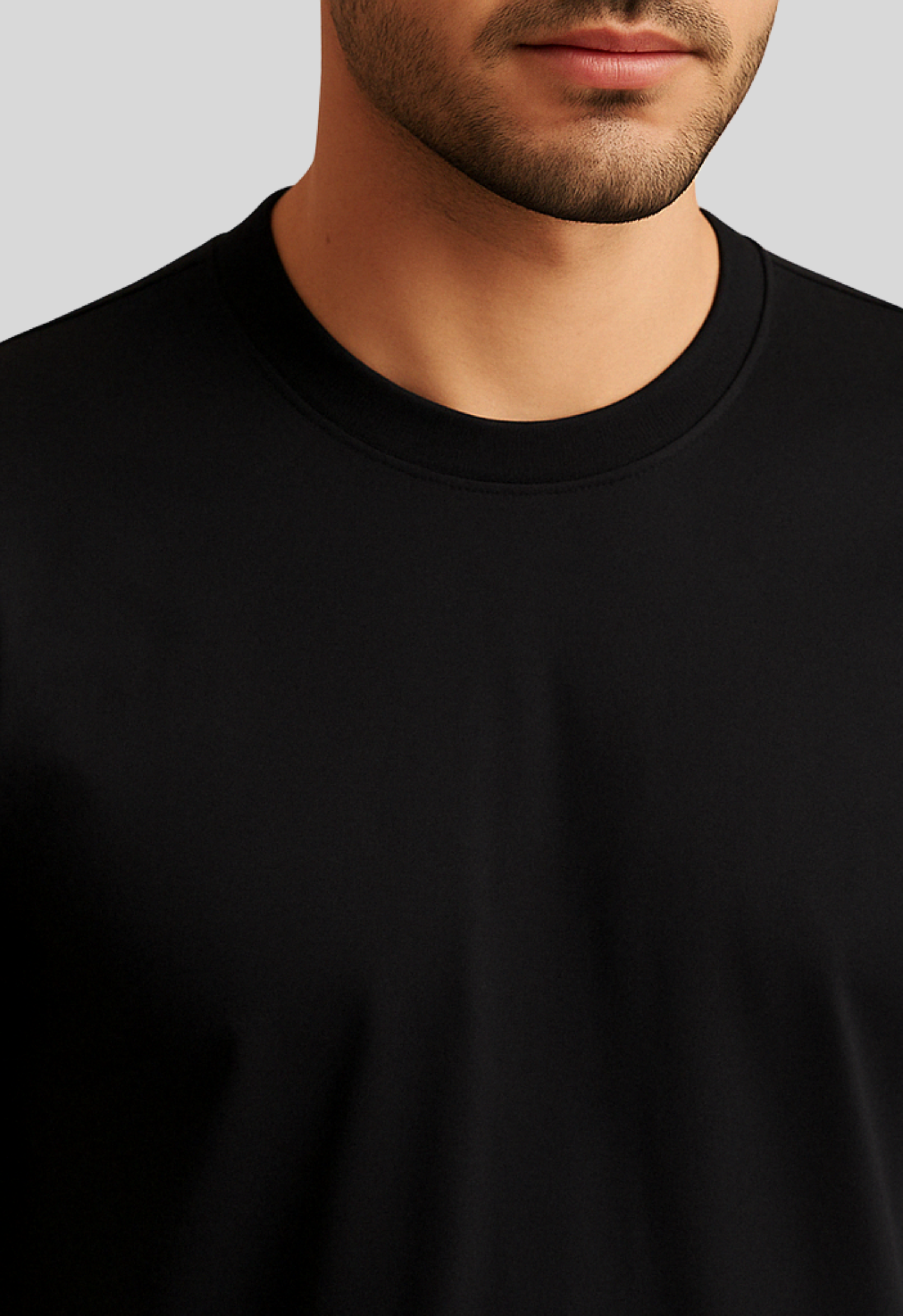 Heren T-shirt Glans | Zwart