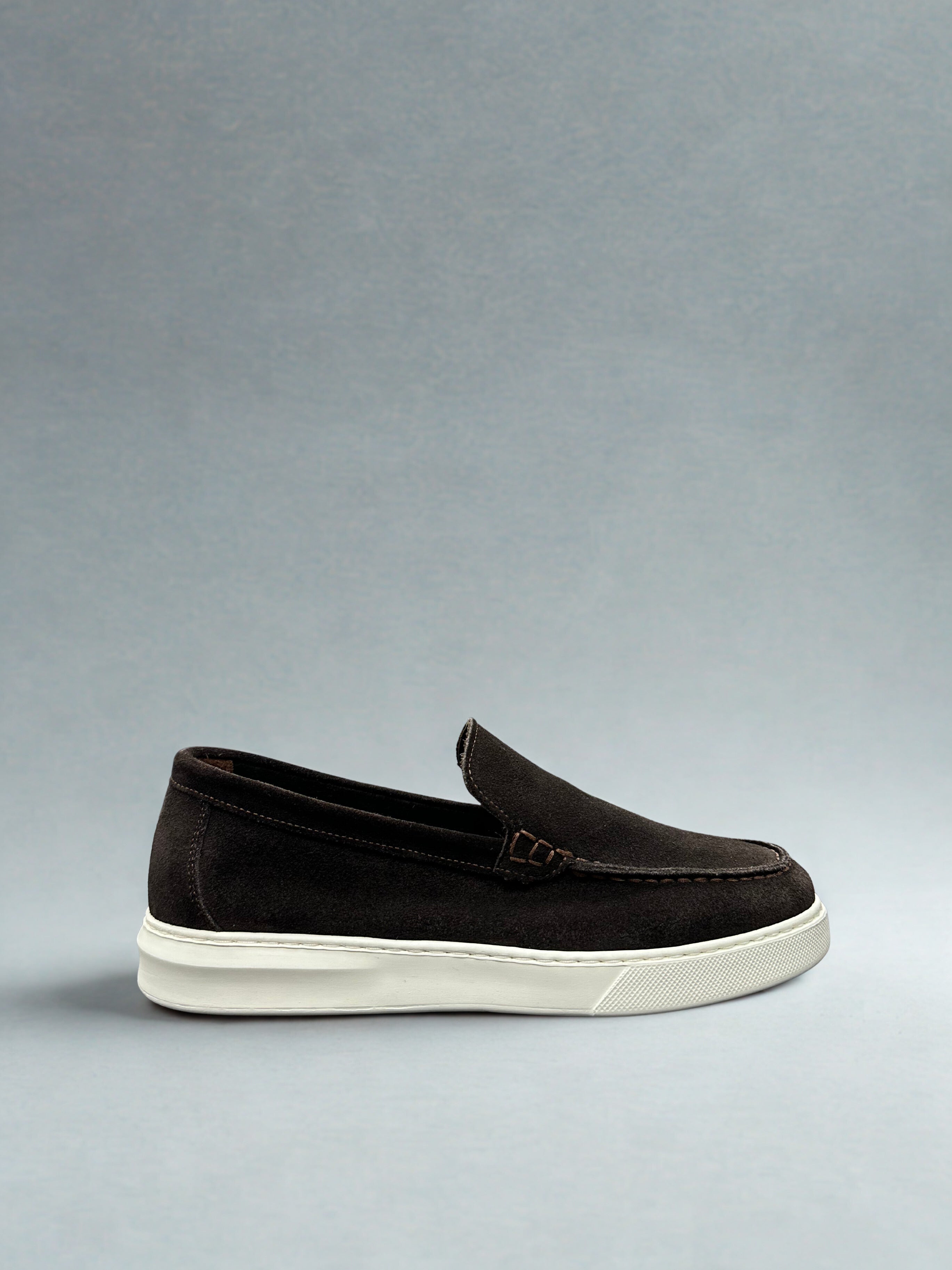 Suède Loafer Donkerbruin