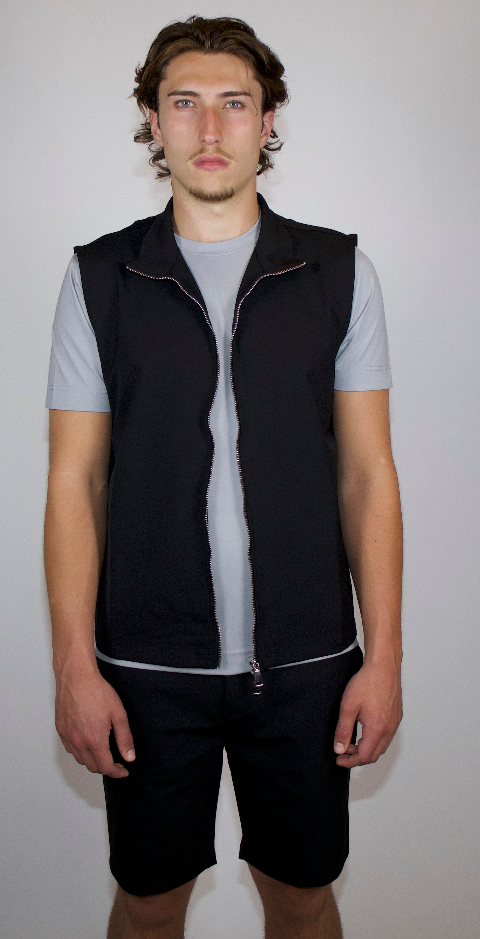 Tech Zomerset Bodywarmer+Short Zwart