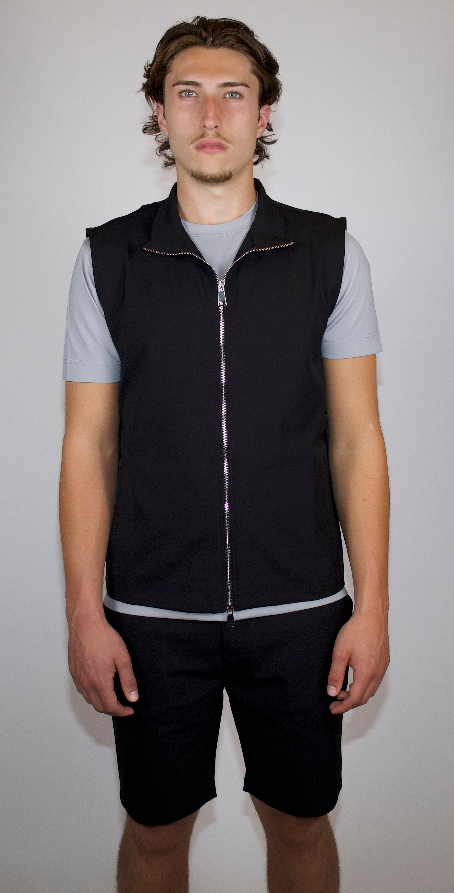 Tech Zomerset Bodywarmer+Short Zwart