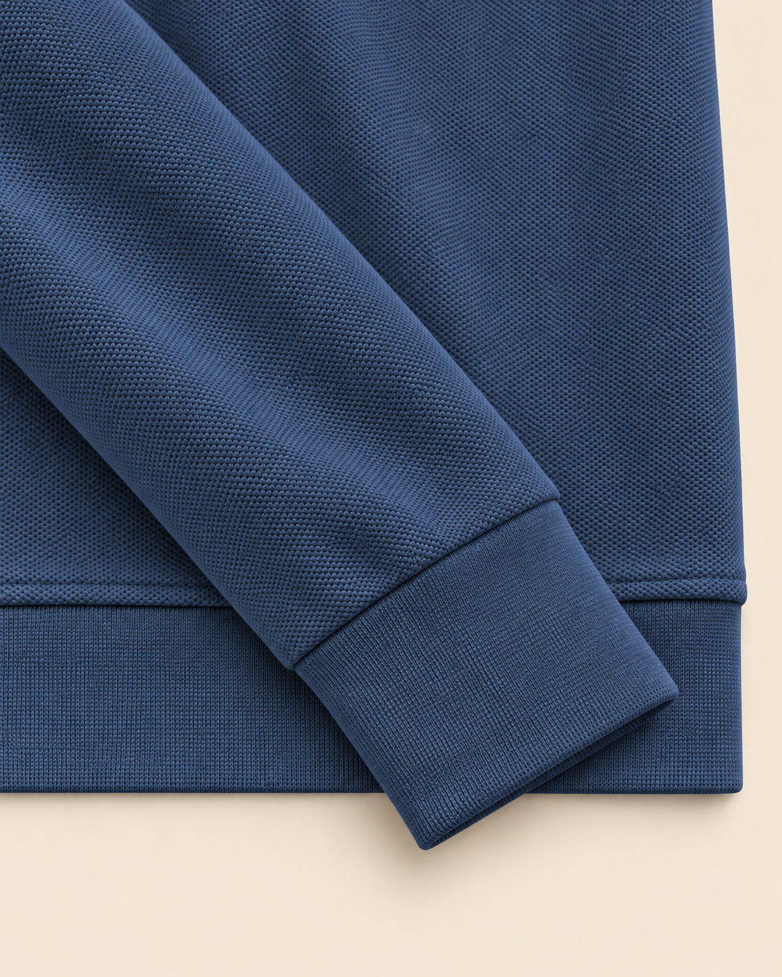 Polotrui met Knopen – Donkerblauw