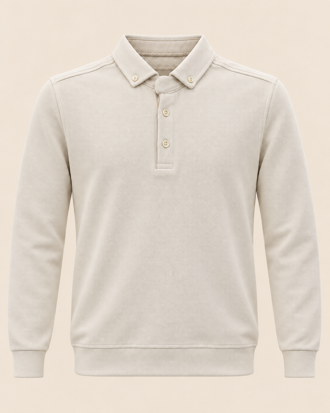Polotrui met Knopen – Beige