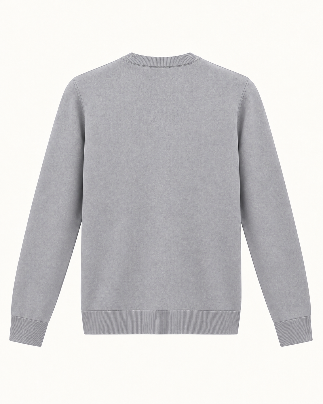 Glans Trui Grijs - Slim-Fit met Stretch
