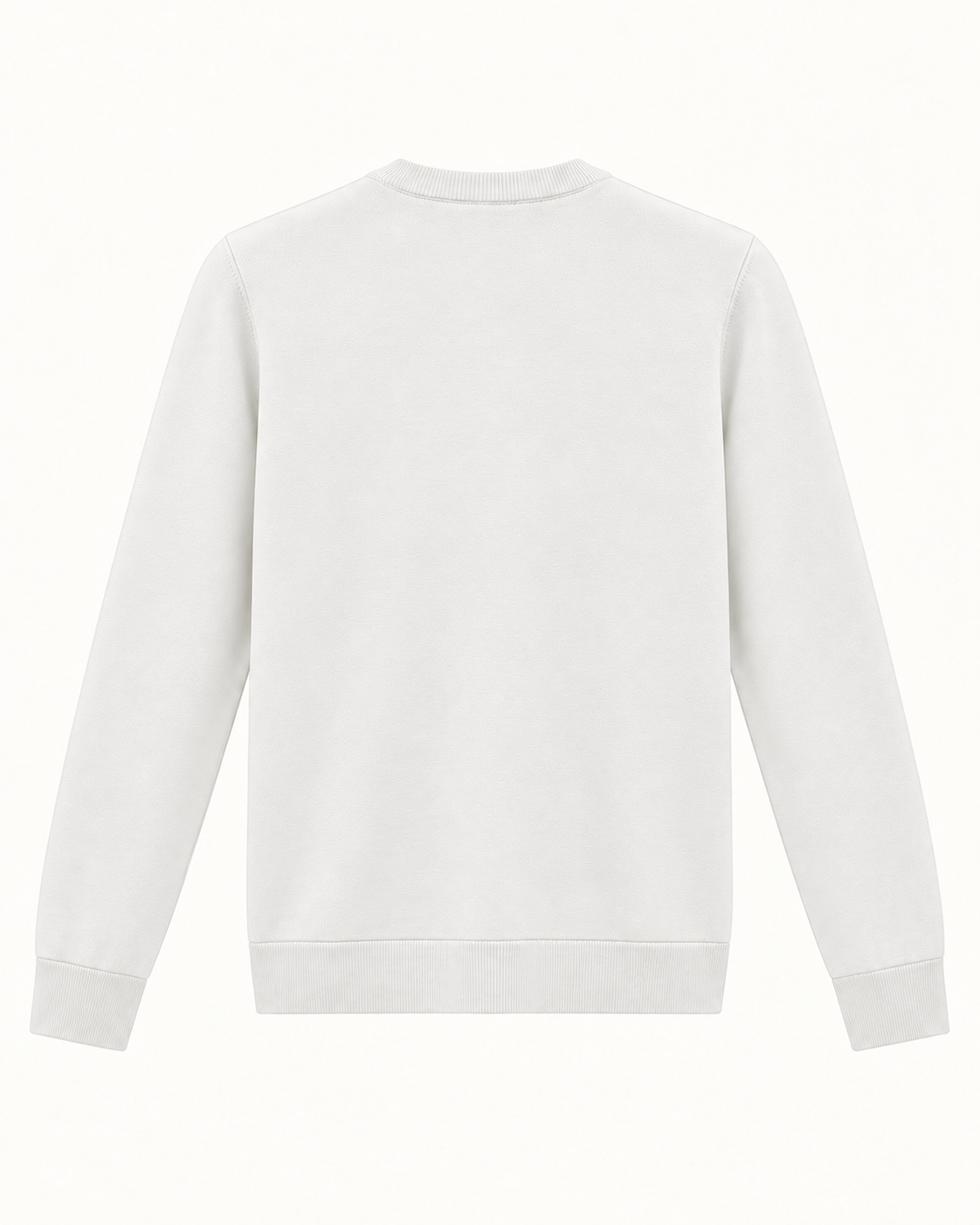 Glans Trui Off White - Slim-Fit met Stretch