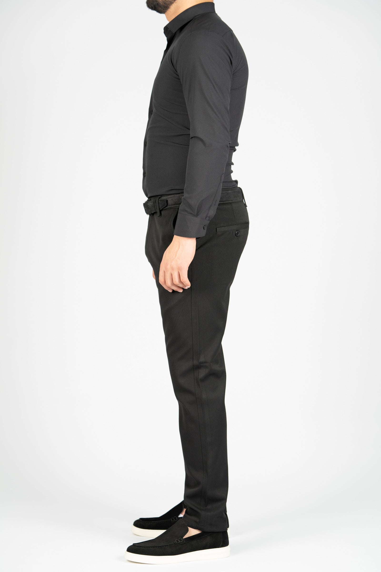 AVBA Casual Stretch Pants | Black