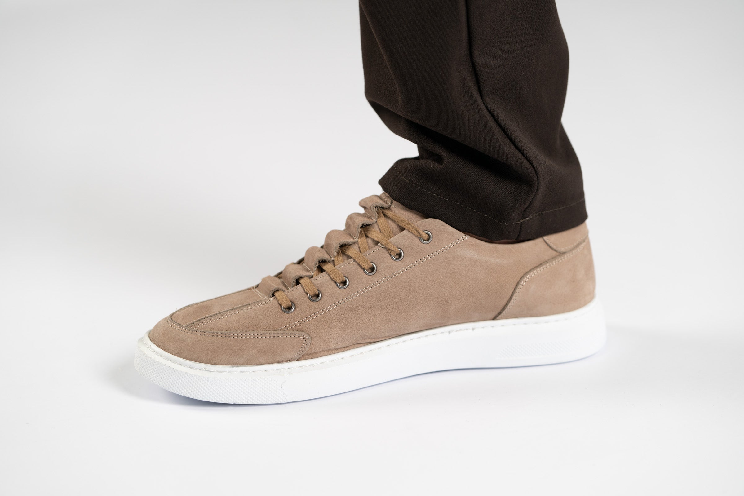 AVBA Men's shoe leather | Taupe