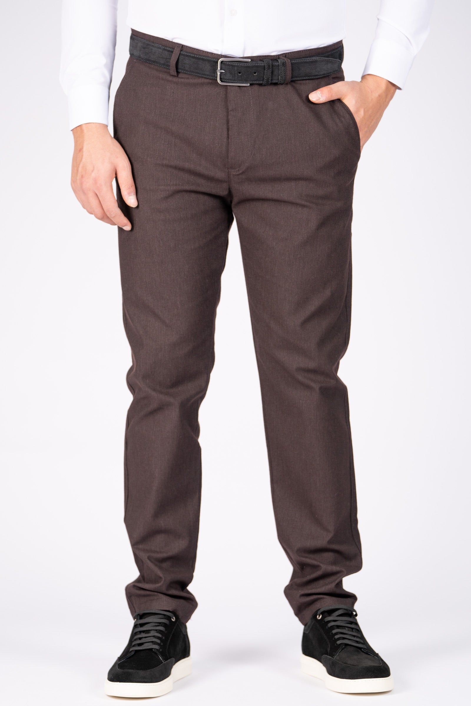 AVBA Casual Trousers | Bordeaux