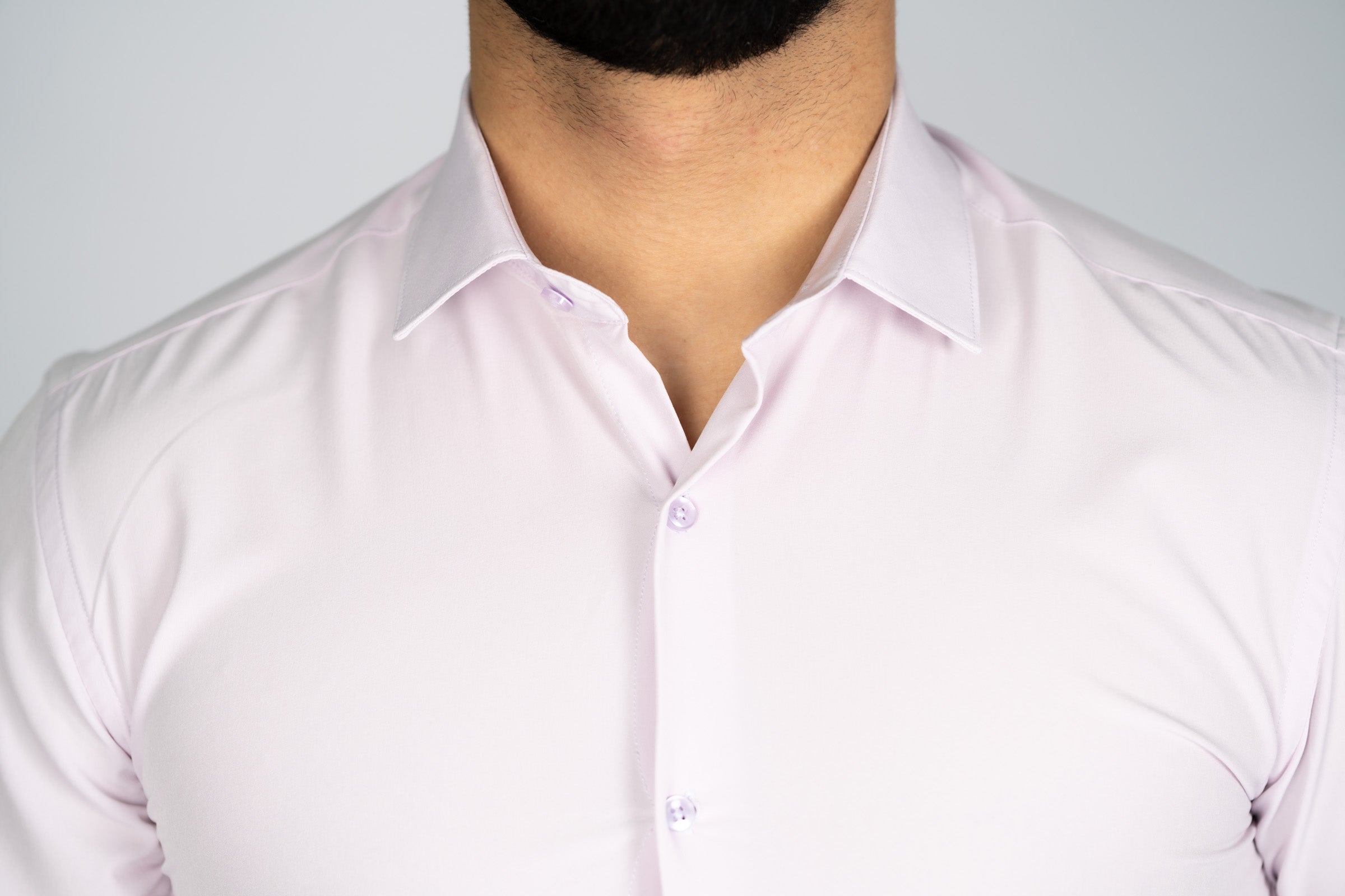 AVBA Slim-Fit Shirt Pink - Wrinkle-Free with Stretch for Optimal Comfort