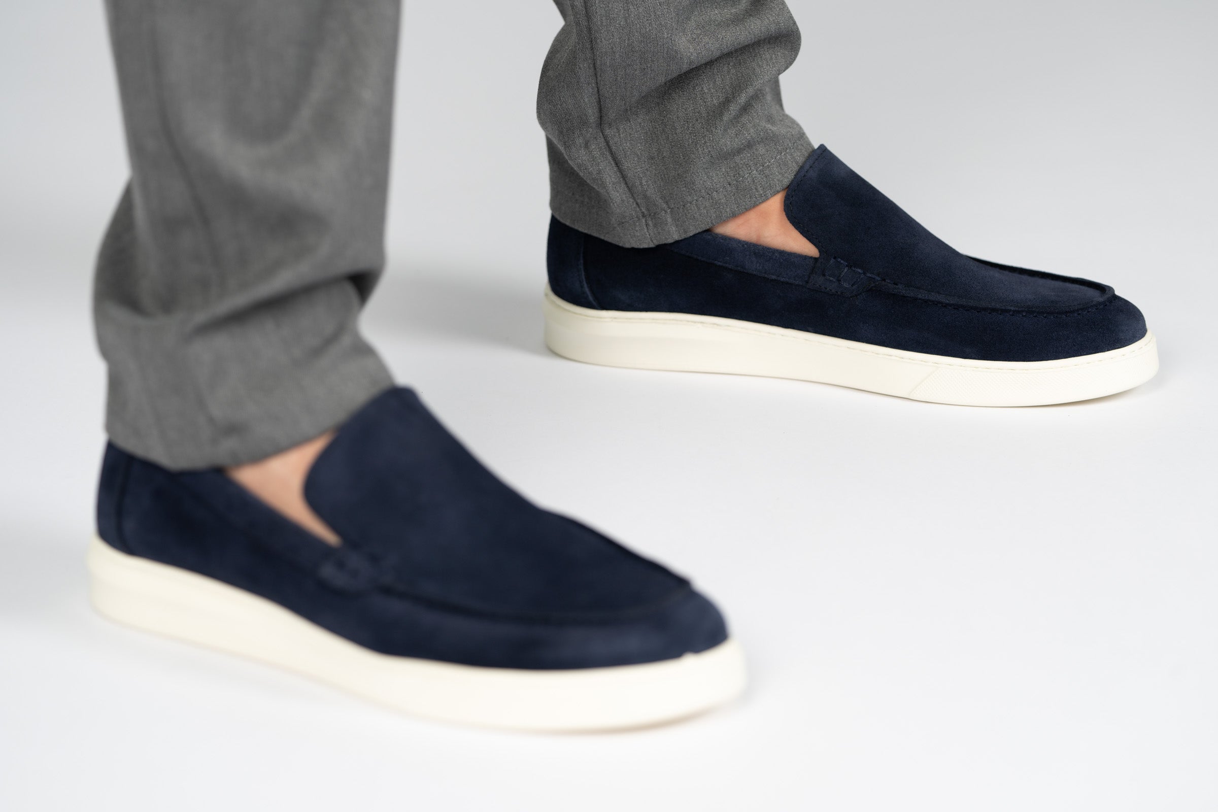 Suède loafer | Navy