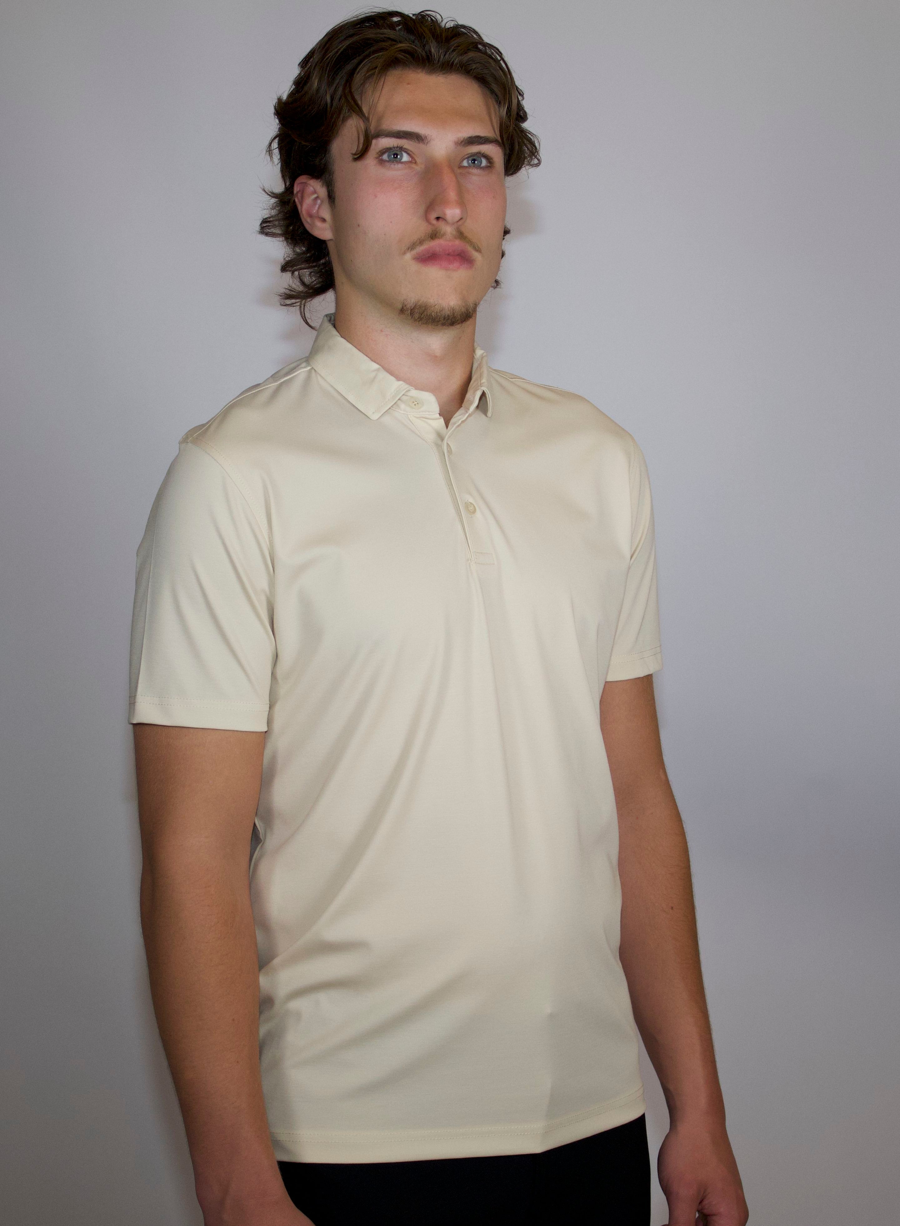 Men's Polo Shine | White