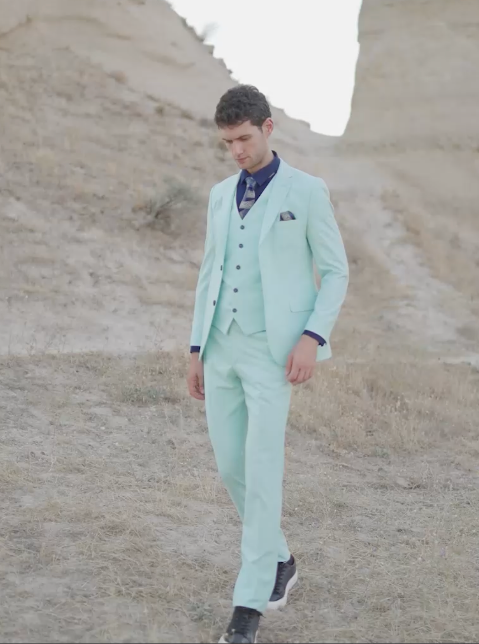 AVBA 3 piece suit | Aqua green