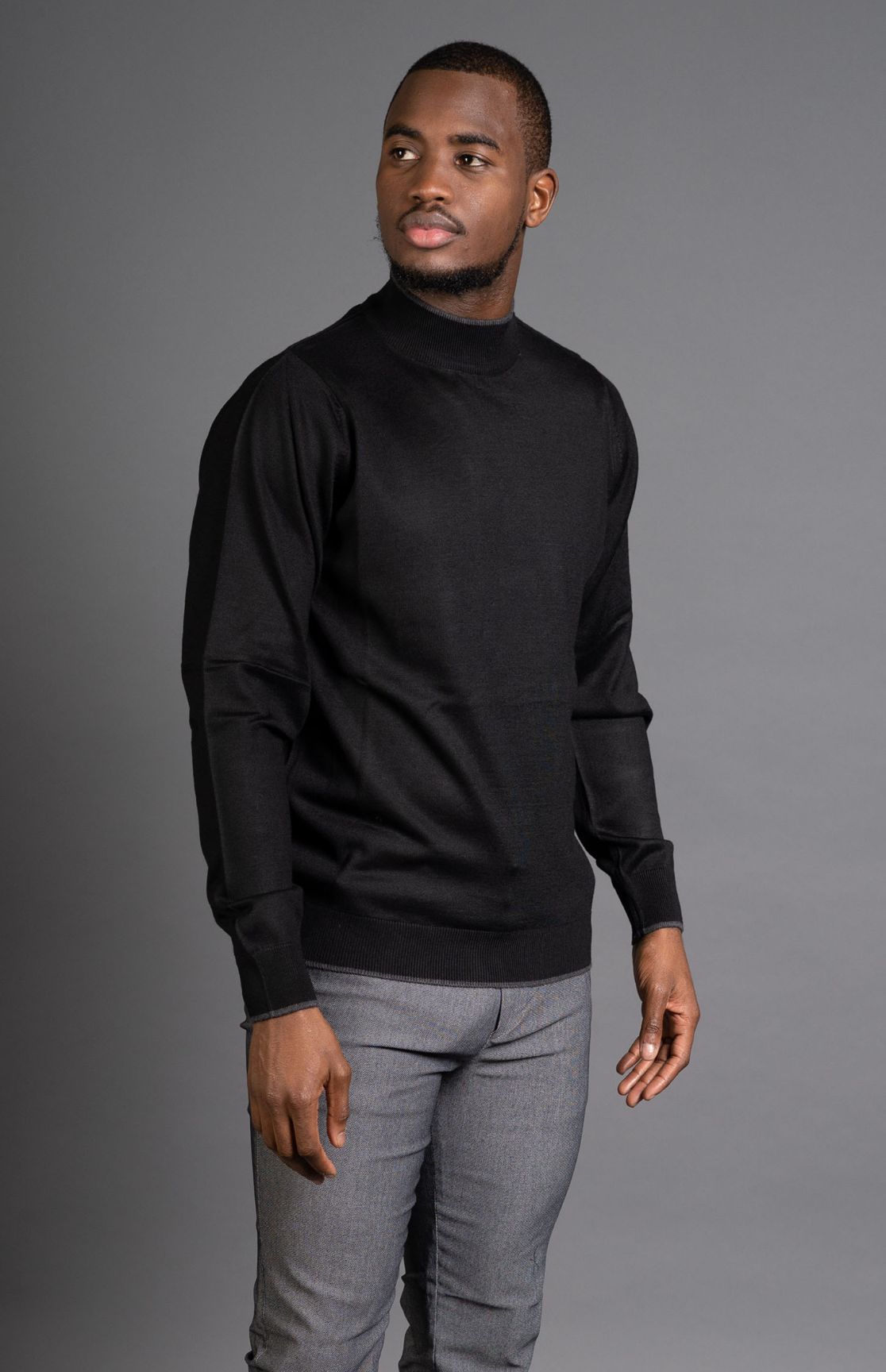 AVBA Turtleneck Sweater: A Stylish Expression of Luxurious Blue