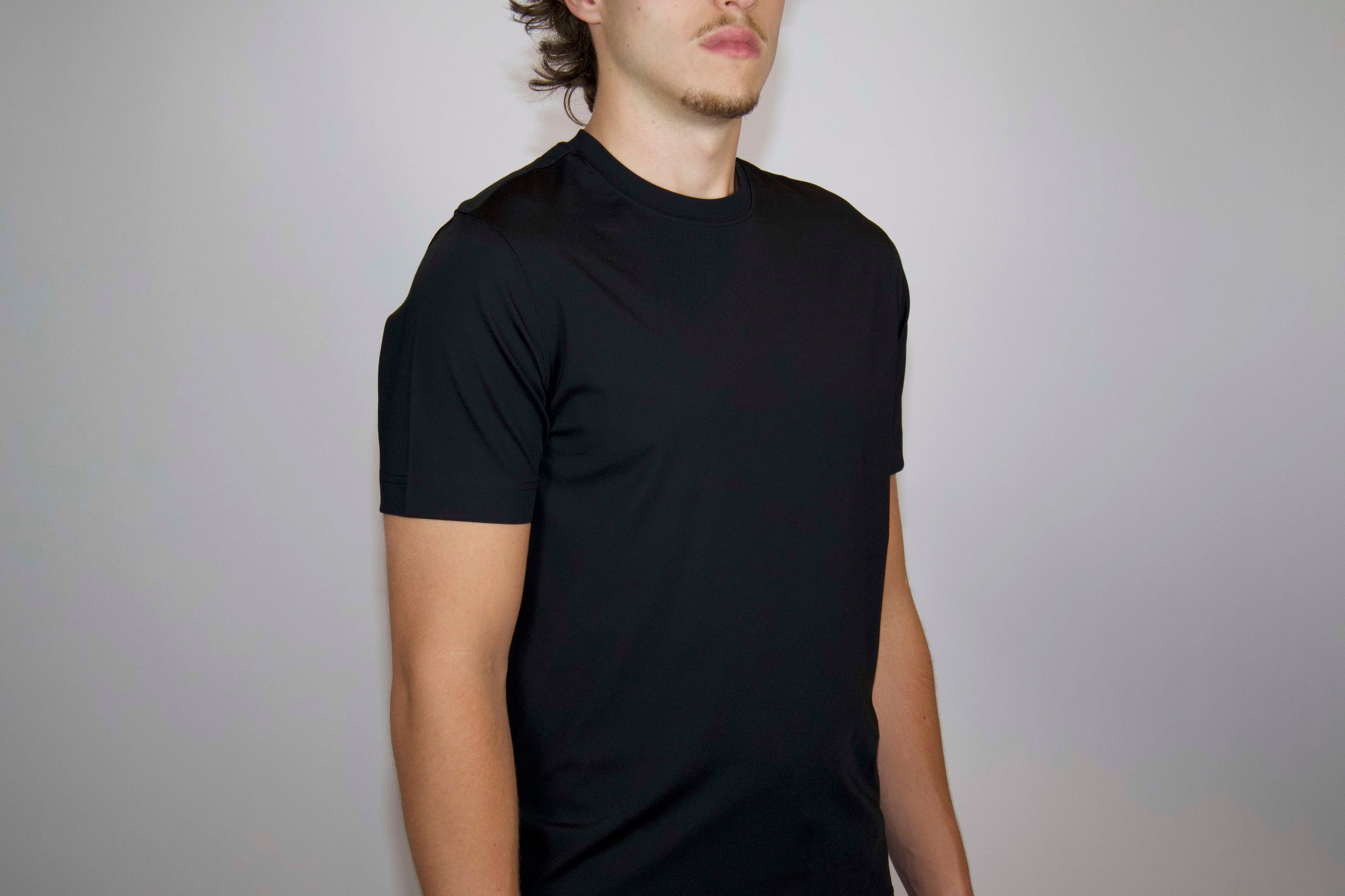Heren T-shirt Glans | Zwart