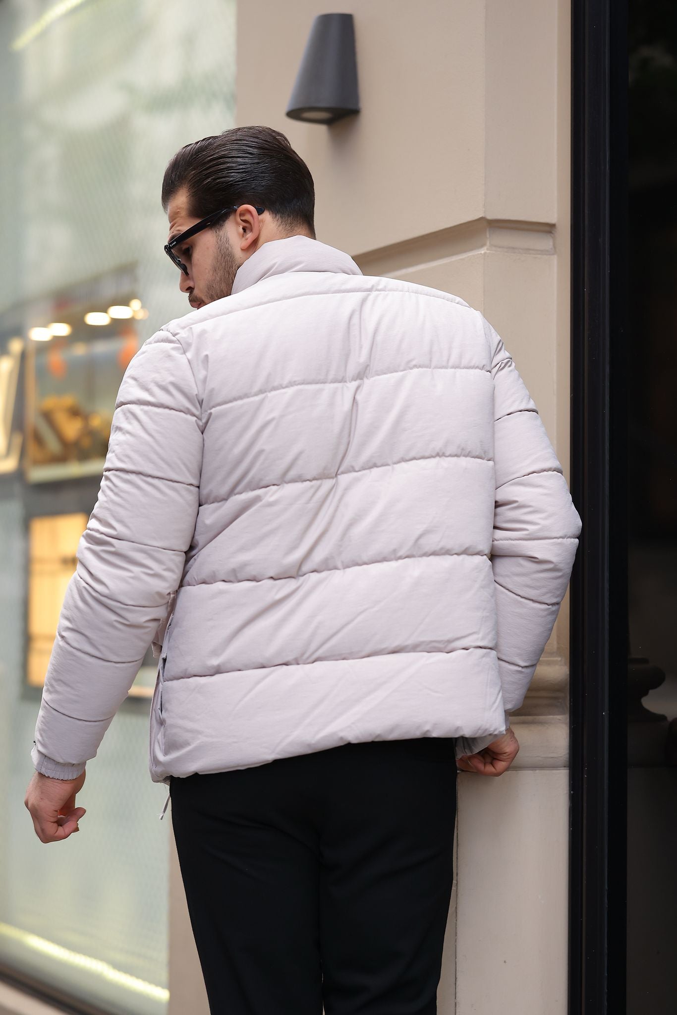 Puffer Jacket | Licht Grijs