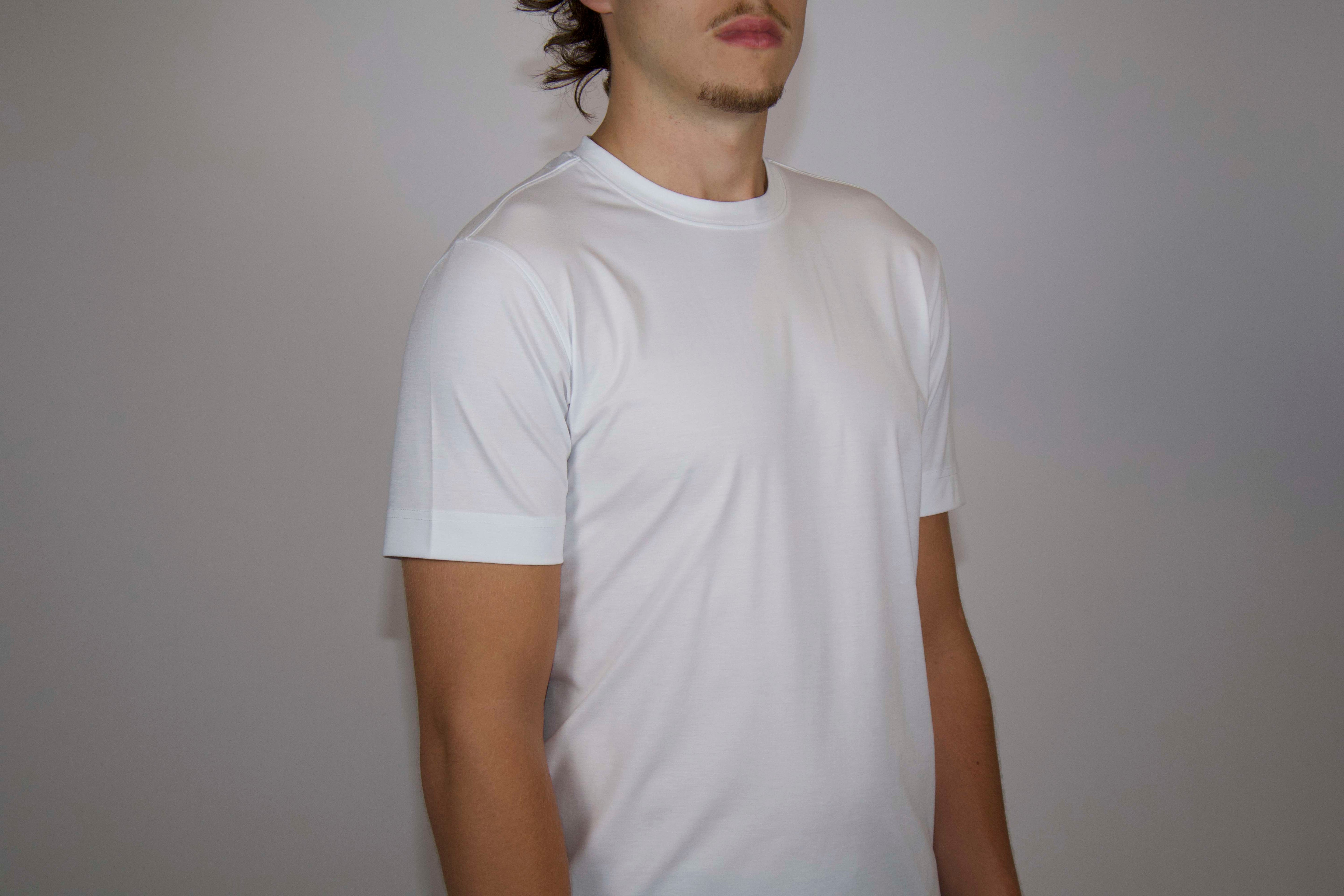 Heren T-shirt Glans | Wit