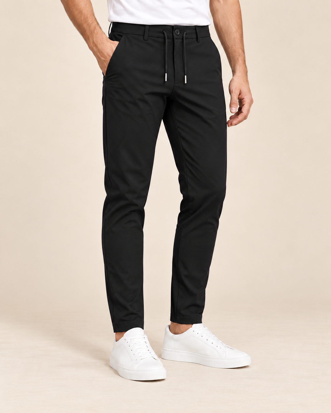 Tech Pant - Slim-Fit - Zwart