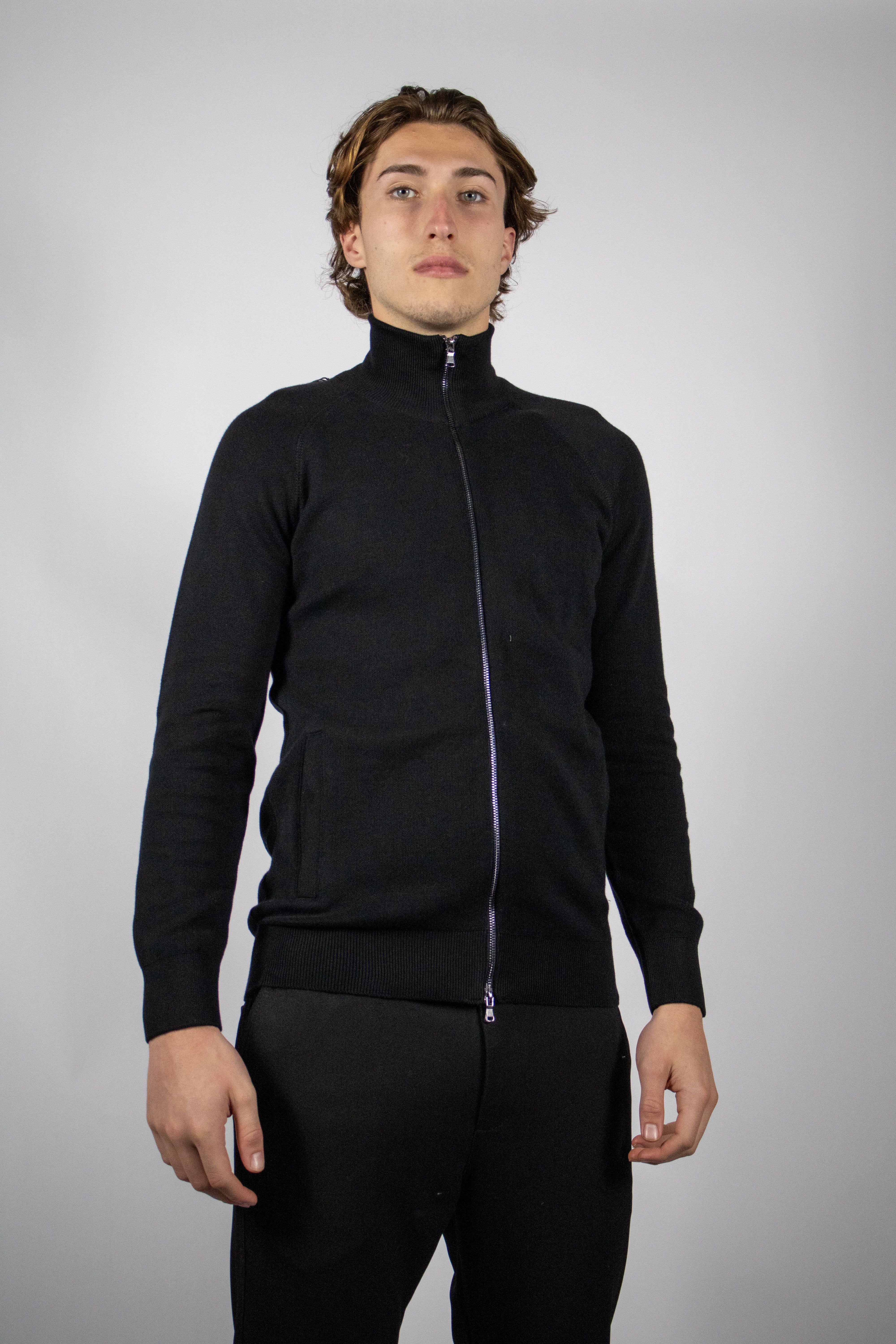 Vest met Ritssluiting - Zwart