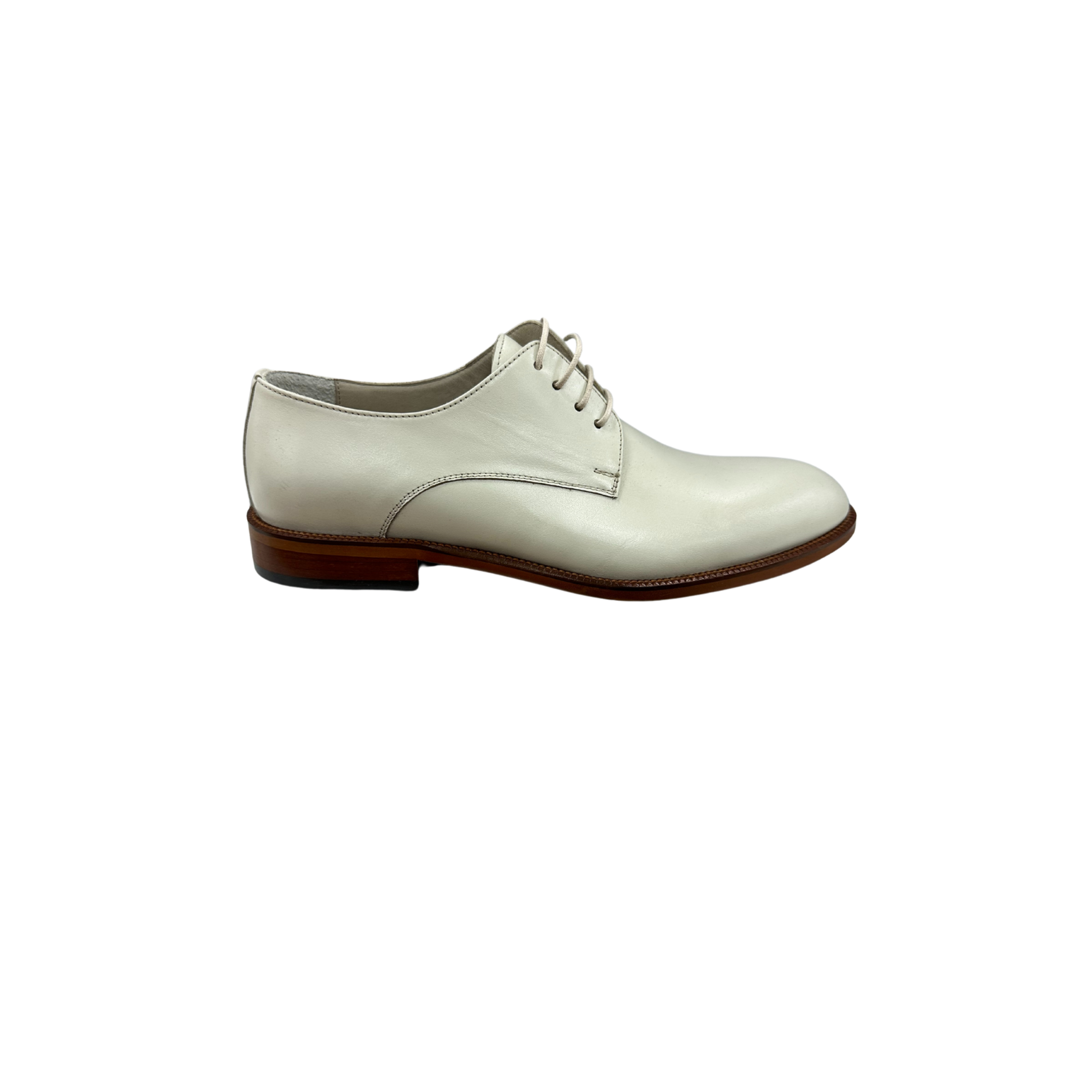 AVBA Lace-up shoe classic | Ivory white