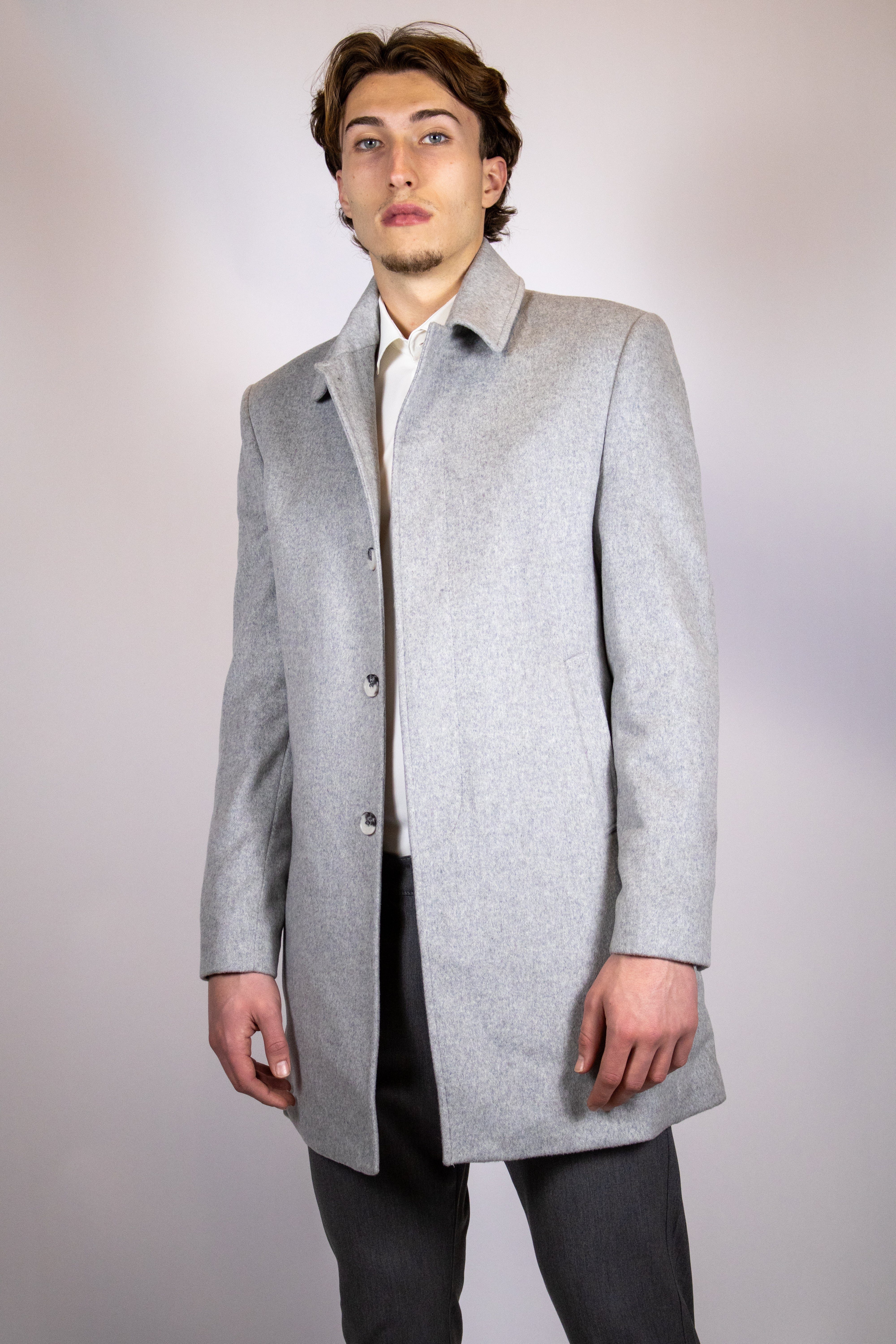 Premium Luxe Mantel | Grijs